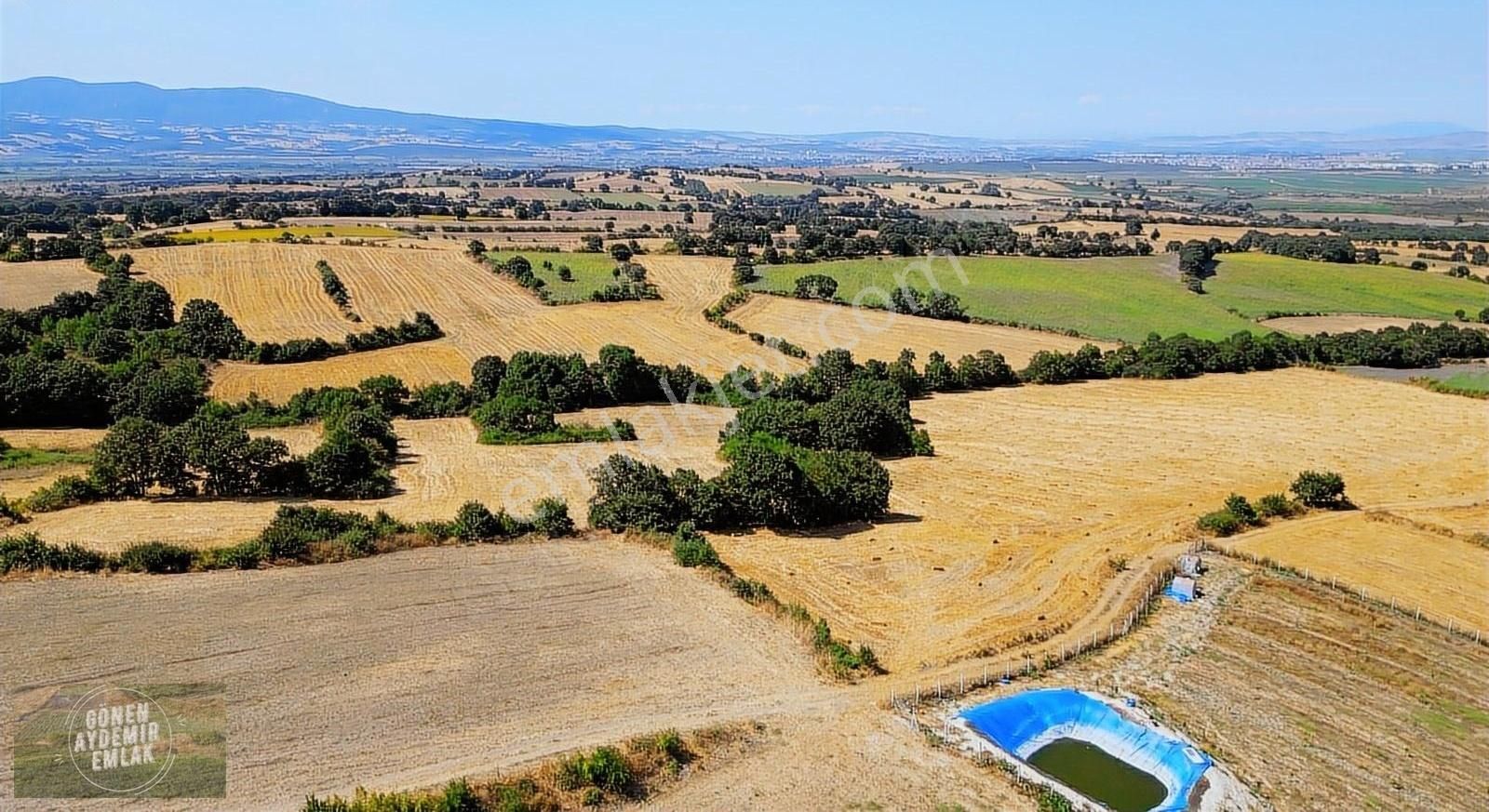 Gönen Üçpınar Satılık Tarla Gönen'e 7 Km 83 Dönüm Sulu Tarıma Uygun Değerli Arazi