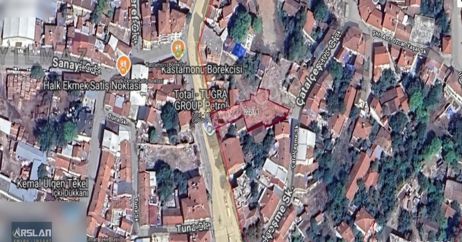 Yenişehir Ulucami Satılık Ticari İmarlı Arslan Emlak'tan Yenişehir De İnegöl Caddesi Üstü Satılık Arsa