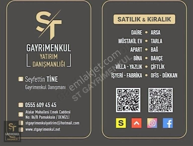 Pamukkale 15 Mayıs Satılık Daire Şok Şok Fiyat * Apart Fiyatını Cadde Üzeri Daire