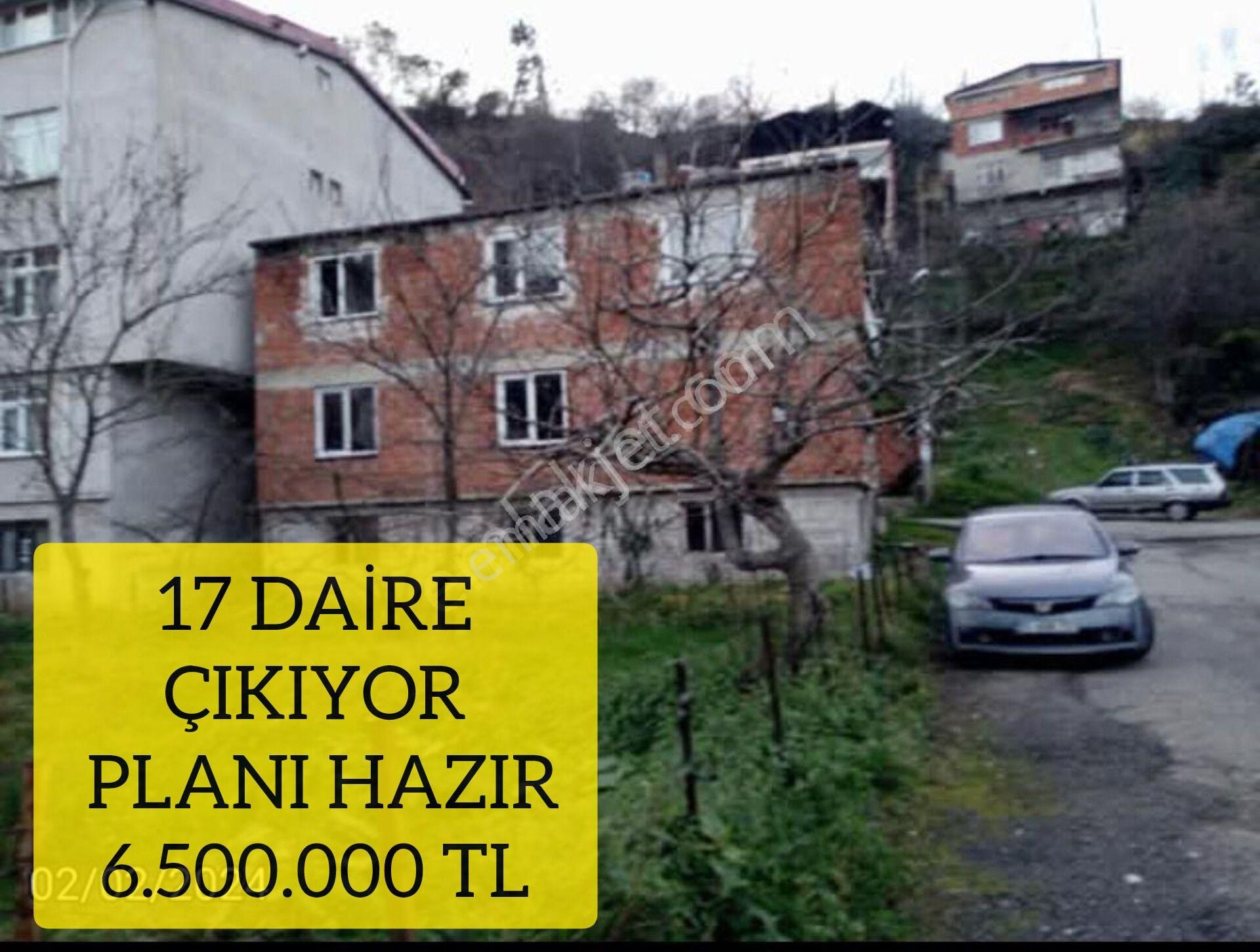 Giresun Merkez Nizamiye Satılık Konut İmarlı (58 ) 17 Daire Çıkıyor Planı Hazır