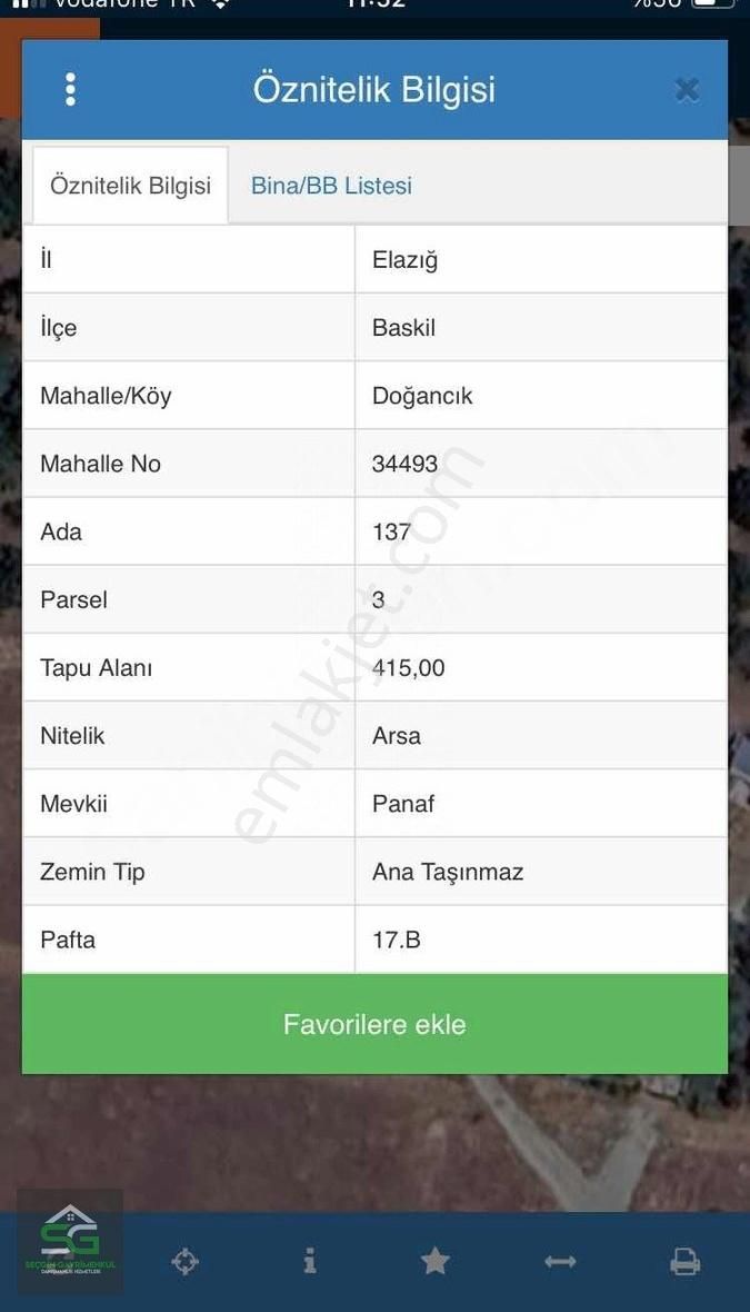 Baskil Doğancık Köyü (YİÖBO) Satılık Konut İmarlı Seçgin Gayrimenkulden Baskil Merkezde İmarlı Arsa