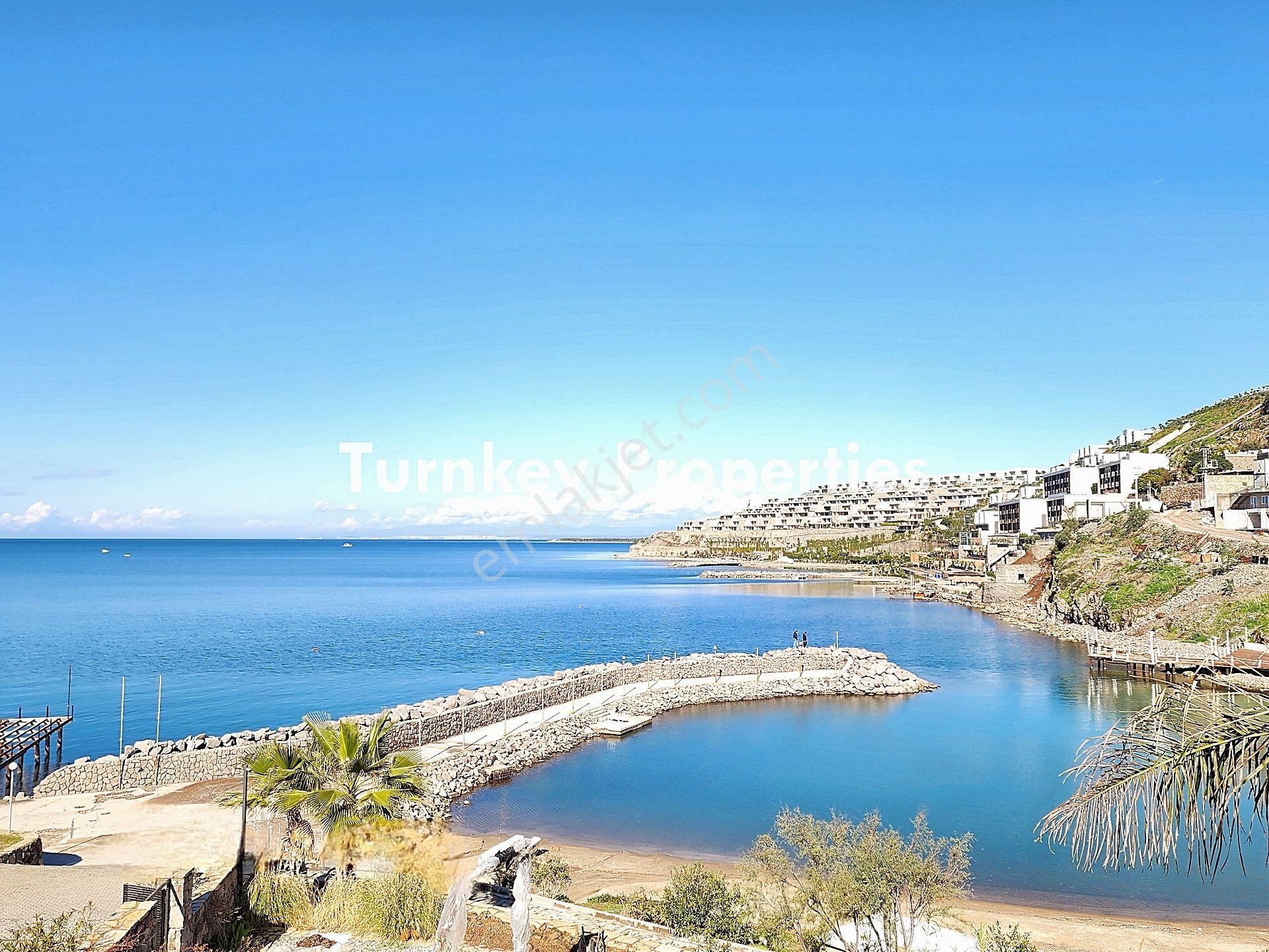 Bodrum Küçükbük Satılık Yalı Dairesi Gündoğan Küçükbük Denize Sıfır Satılık Residence Daire