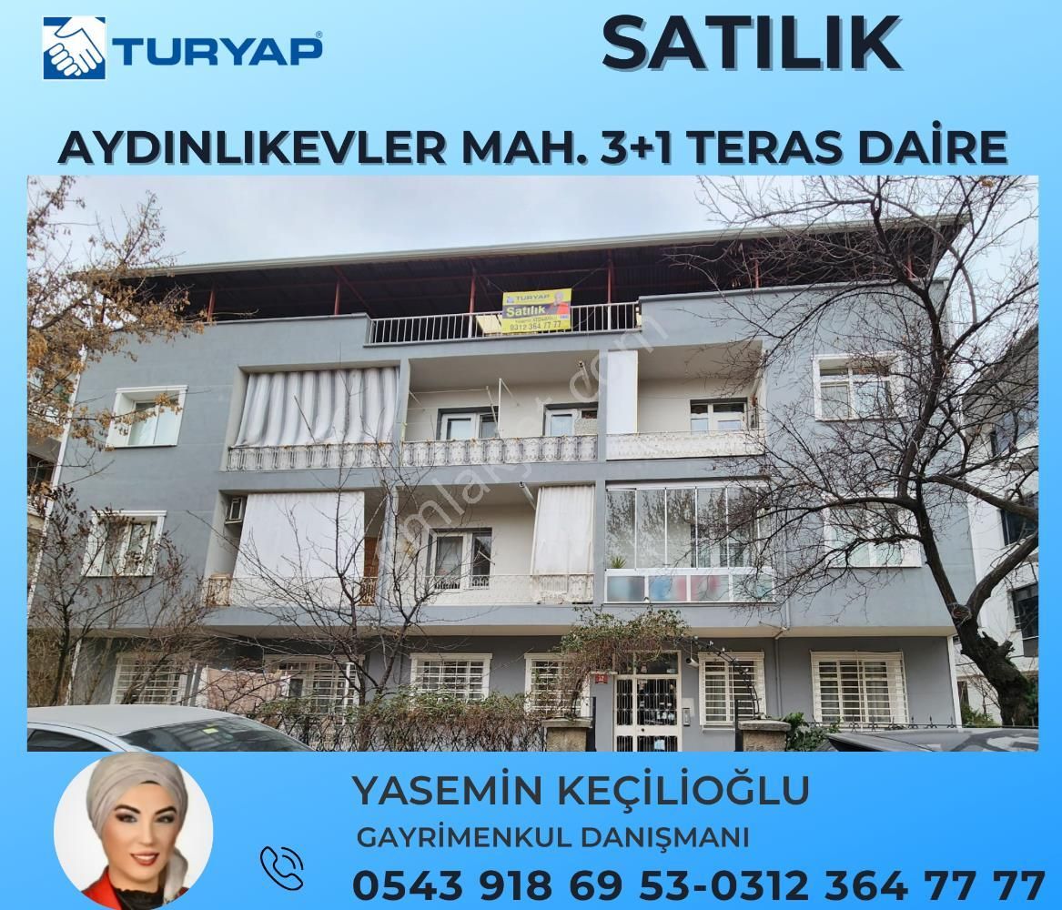 Altındağ Aydınlıkevler Satılık Daire Turyaptan Aydınlıkevler Çevreli Cad.3+1 Dört Tarafı Açık Teras