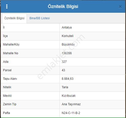 Korkuteli Büyükköy Mahallesinde Tek Tapulu Tarla - Yol Problemi Yok - Görsel 4