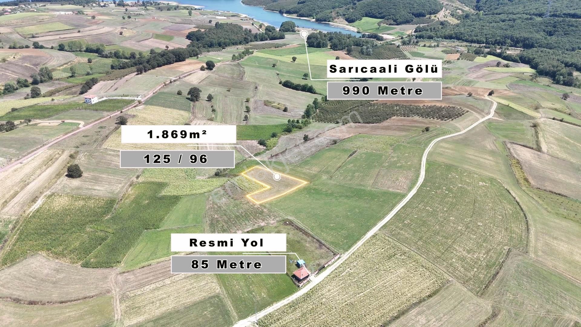 Kandıra Sarıcaali Satılık Tarla Kandıra Sarıcaali'de Göl Manzaralı Yola 1 Parsel Tarla-1.869m²