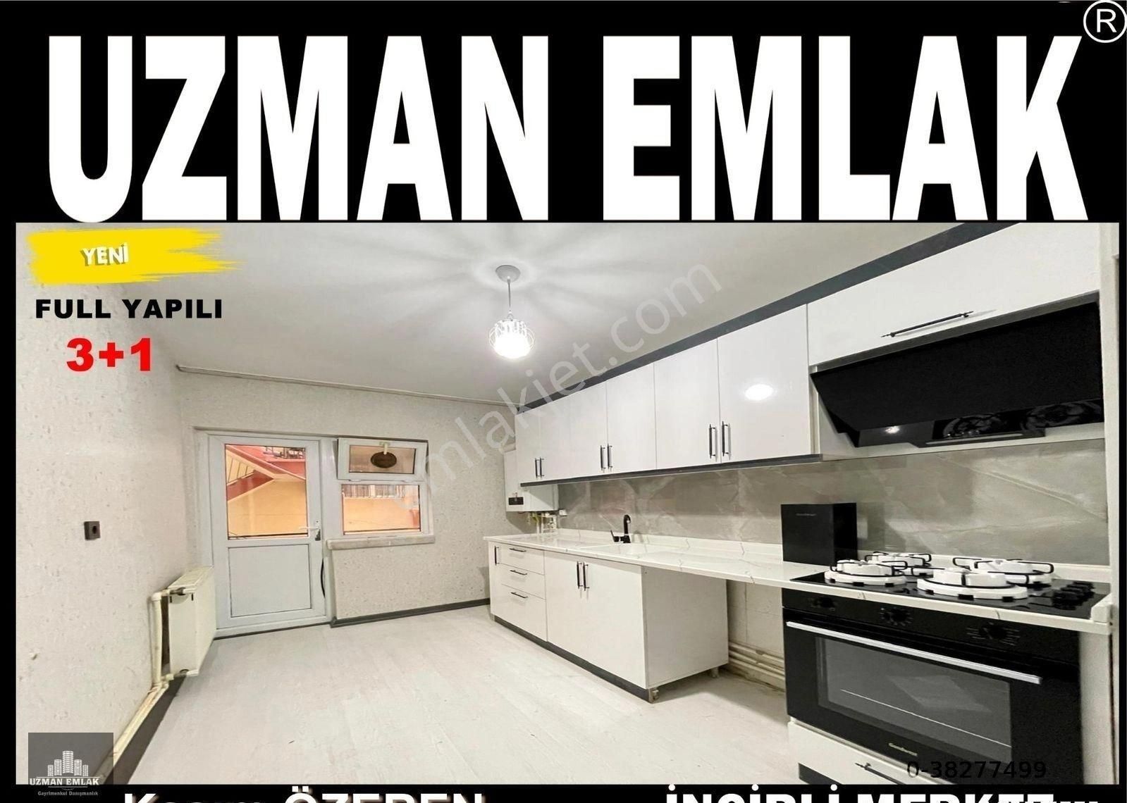 Keçiören İncirli Satılık Daire Uzman Emlak'dn İncirli Mh'de Full Yapılı Giriş Kat ( Altında Daire Var) Balkonlu Bağımsız 3+1 Daire