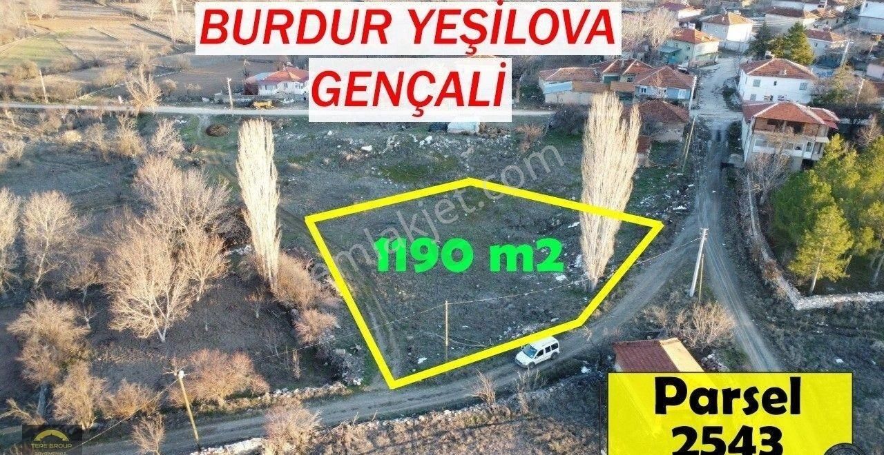 Yeşilova Gençali Köyü Satılık Konut İmarlı Burdur Yeşilova Gençali'de 1190 M2 Satılık İmarlı Arsa