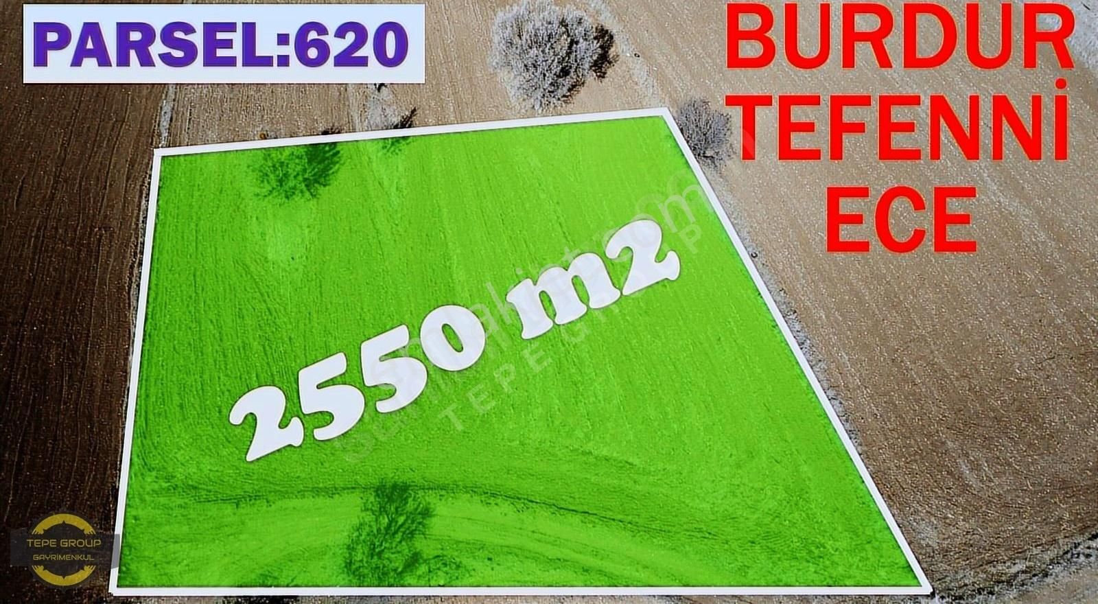 Tefenni Ece Köyü Satılık Tarla Burdur Tefenni Ece'de 2550 M2 Anayola Yakın Tarla/sera Yeri