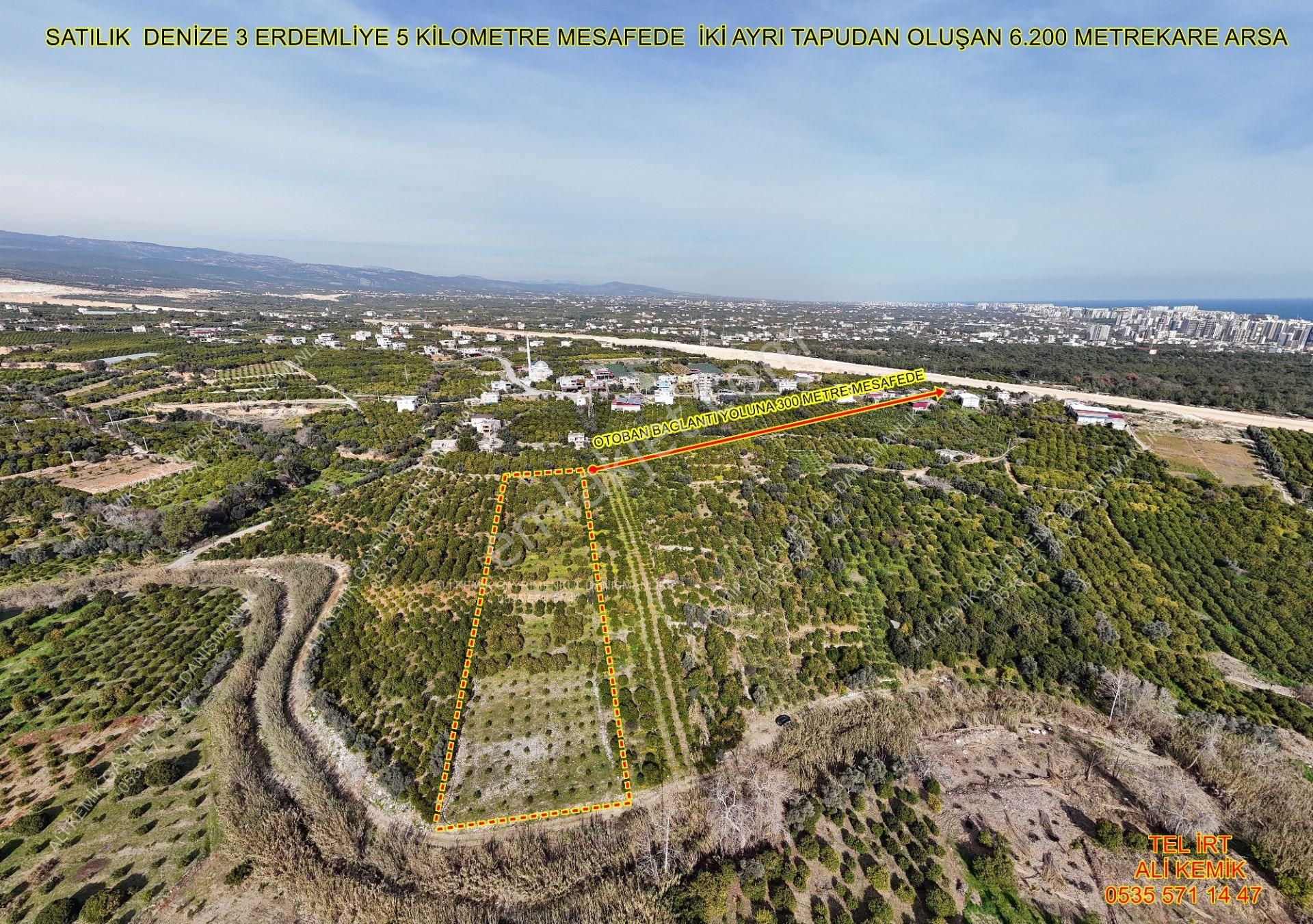 Erdemli Arpaçbahşişde Satılık 6.200 M2 Arsa - Görsel 2