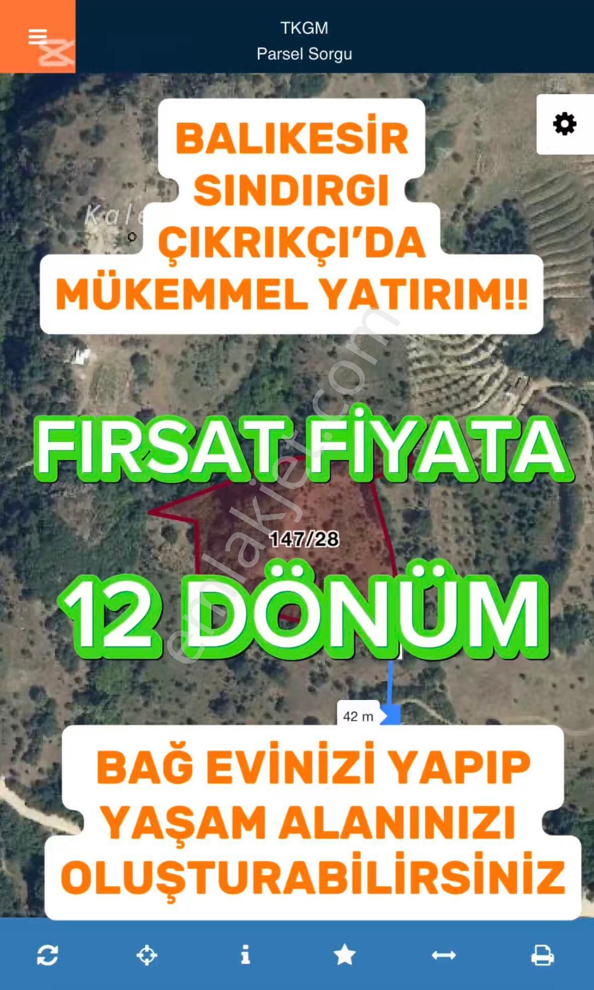 Sındırgı Çıkrıkçı Satılık Tarla 🌿balıkesir Sındırgı Çıkrıkçı’da Yaşam Alanına Ve Tarıma Hazır Dev Tarla Fırsatı! 🌿