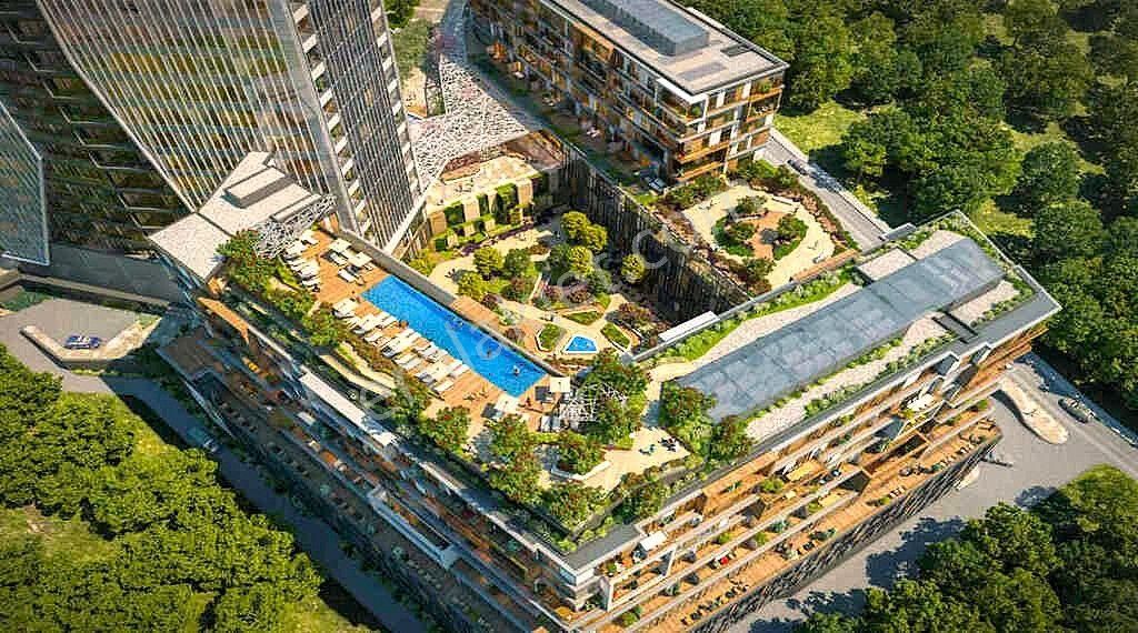 Şişli Merkez Satılık Residence Bomanti Rotana Recidence Da Yüksek Kat Satılık 1+1 Daire