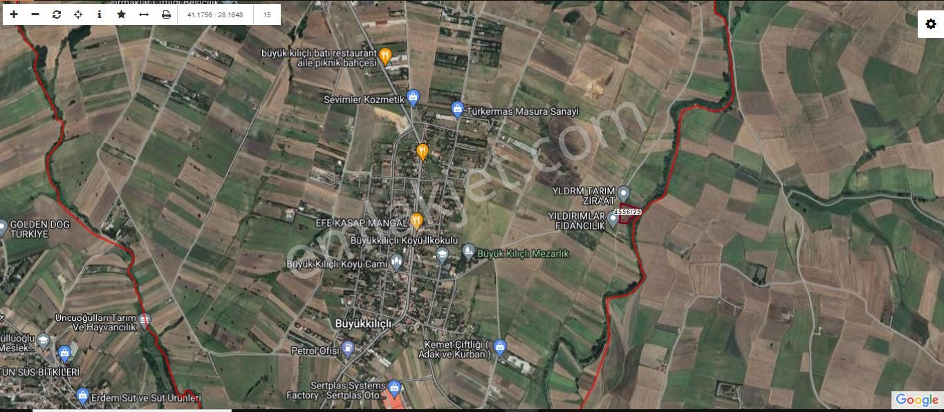 Büyükkılıçlı'da Uygun Fiyatlı 8817 M2 Yatırımlık Tarla - Görsel 5