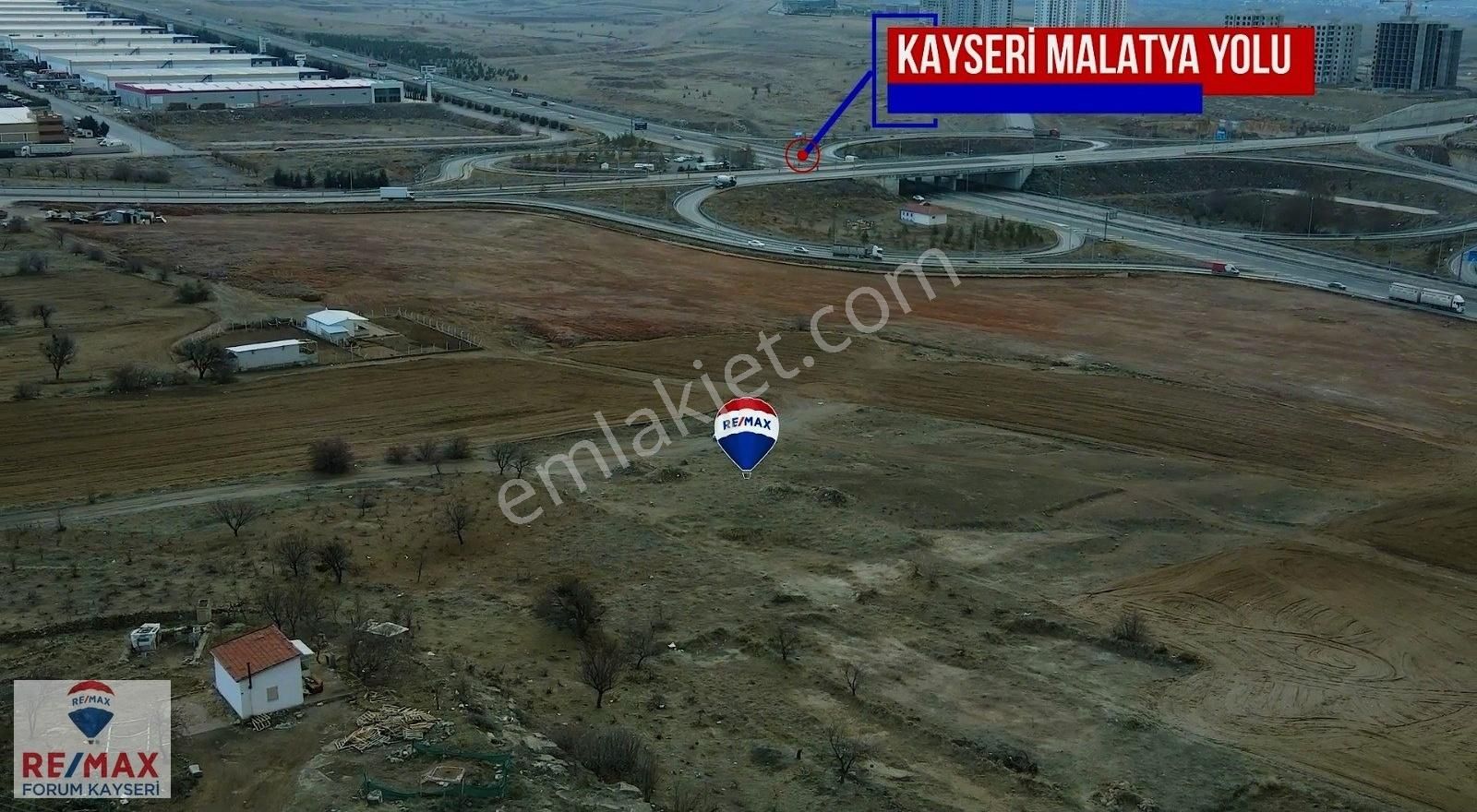 Melikgazi Mimarsinan Satılık Ticari İmarlı Remax Forum Yıldızlı Yatırım 2 Mimarsinan Osb (dron Çekimli)