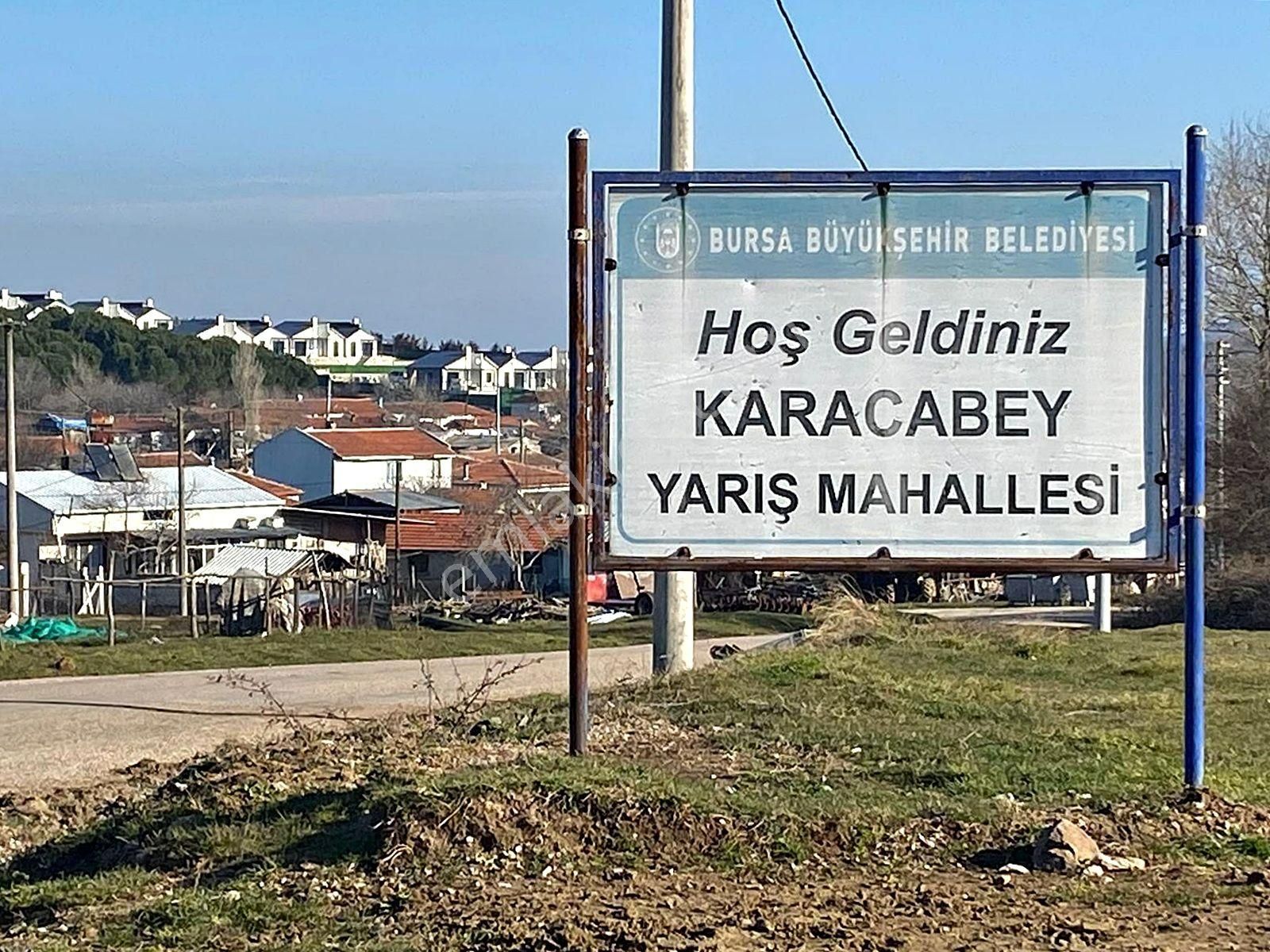 Karacabey Yarış Satılık Tarla Bursa Karacabey Yarış'ta Doğa Manzaralı Satılık 10.255 M2 Arazi