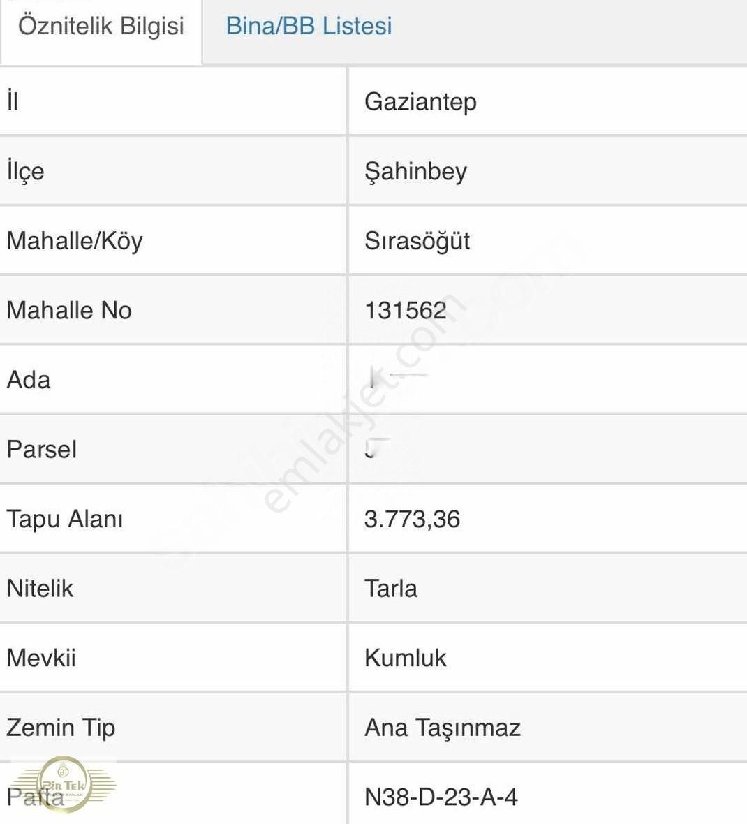 Şahinbey Sırasöğüt Satılık Tarla Sırasöğütte Göl Manzaralı Mükemmel Konumda Arsa