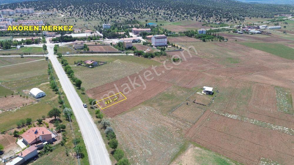 Akören Tülce Satılık Konut İmarlı Konya / Akören / Tülce Mahallesinde 420 M² Müstakil Tapulu Konut İmarlı Arsa