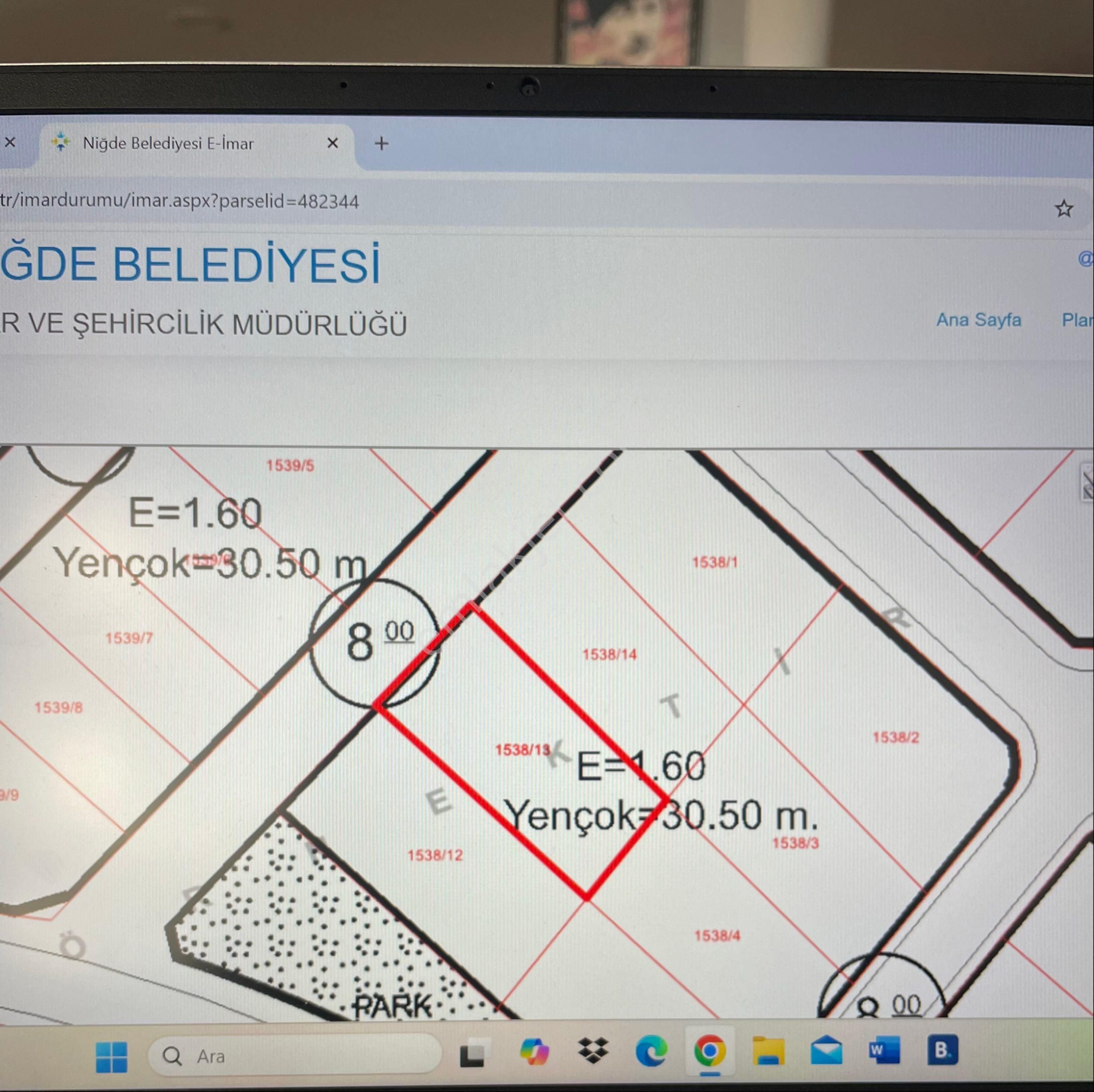 Niğde Merkez Efendibey Satılık Konut İmarlı Barış Emlaktan Efendibeyde Satılık Arsa