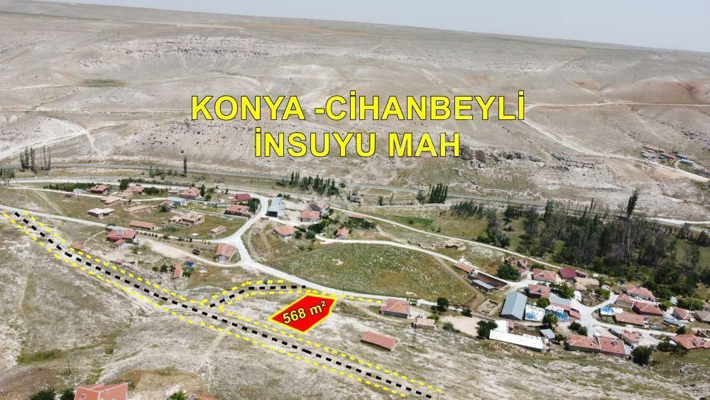 Cihanbeyli İnsuyu Satılık Konut İmarlı Cihanbeyli İnsuyunda 568 M2 Müstakil Tapulu Konut İmarlı Arsa