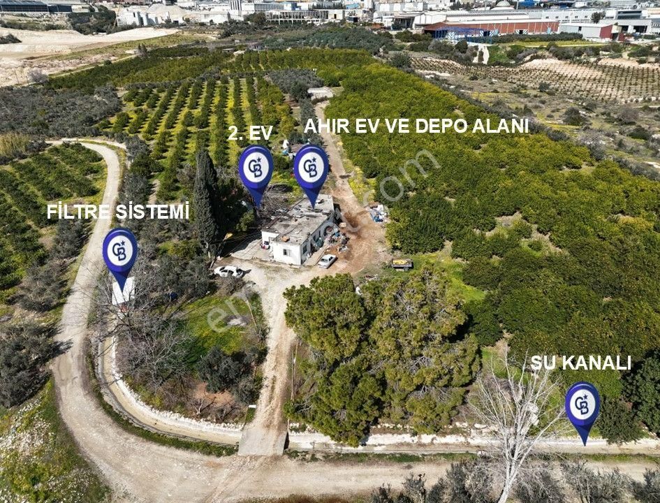 Mersin-akdeniz-evci Tarsus 1. Osb Sınır Satılık 4 Parsel Bahçe - Görsel 7