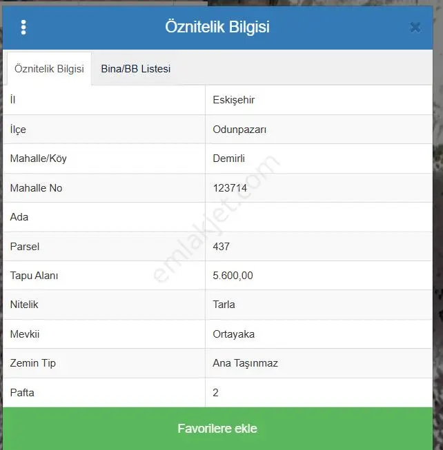Demirli Mahallesinde Şok Fiyata 5 Dönüm Satılık Tarla - Görsel 3