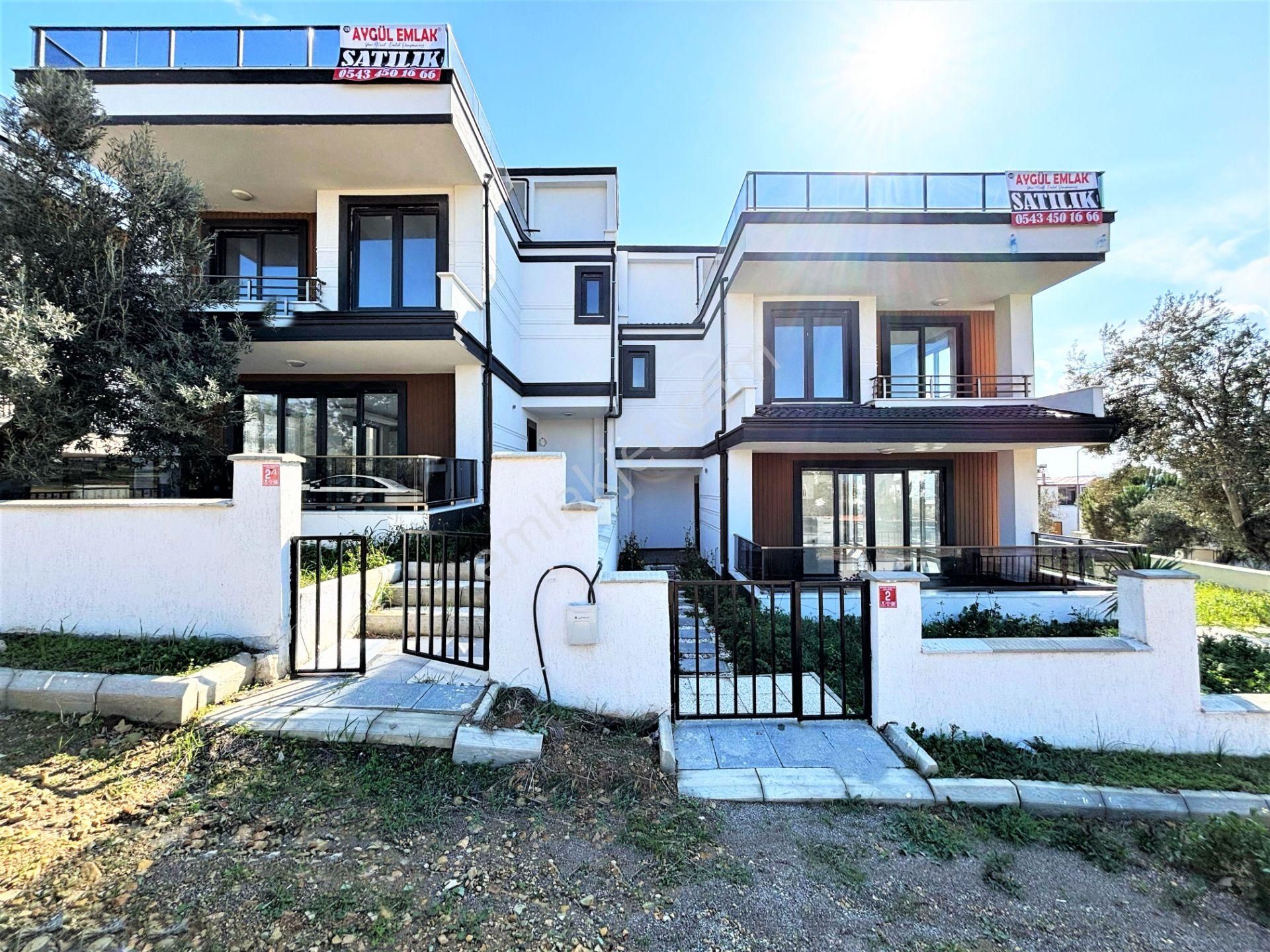 Burhaniye Pelitköy Satılık Villa ⭐tek Yetkili⭐aygül'den Pelitköy İçmeler'de Sıfır Full Deniz Manzaralı Teraslı Lüks 3+1 Satılık Villa