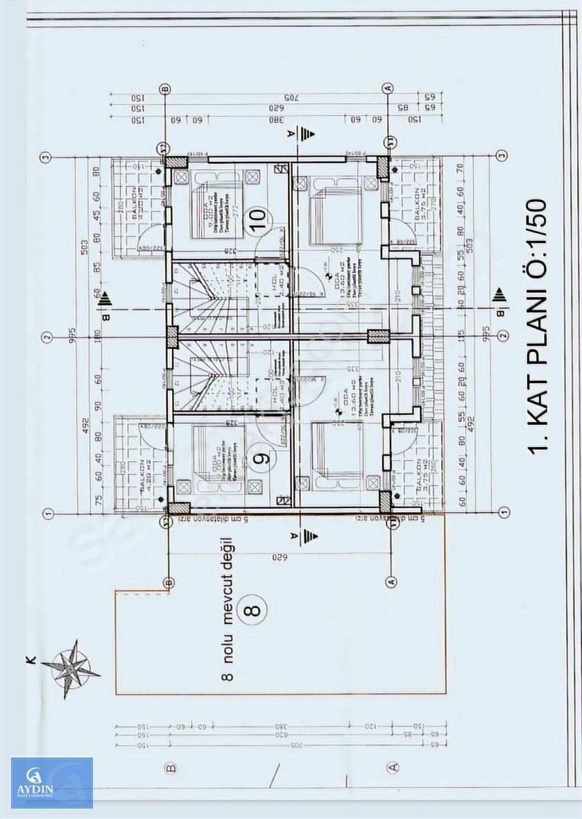 Kuşadası Soğucak Satılık Villa İmarlı 2 Villalık -2 Arsa Bedelidir