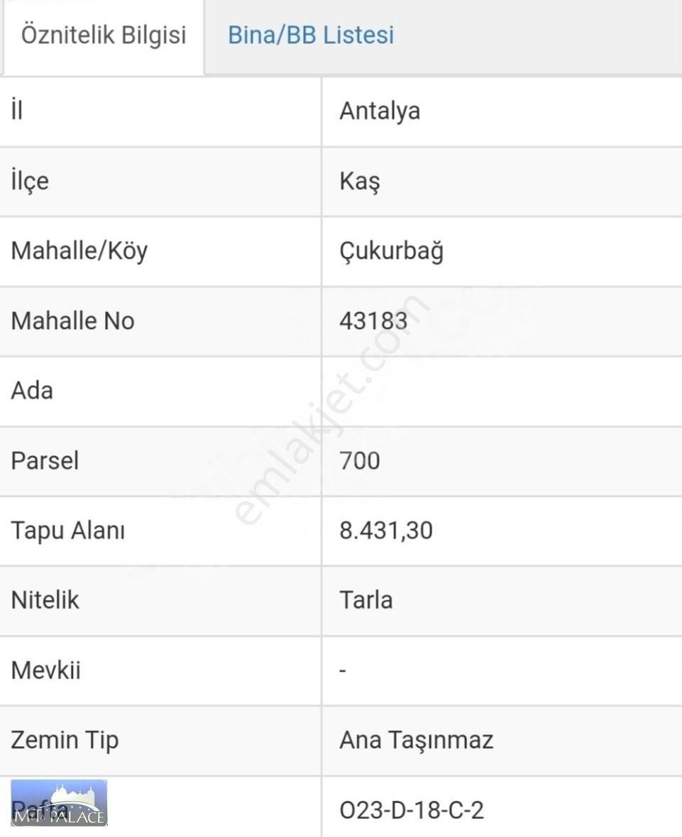 Kaş Cemre Satılık Tarla Antalya Kaş Çukurbağda Yatırımlık Satılık Tarla 8500 M2