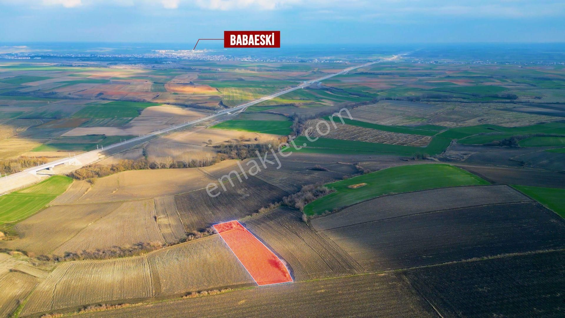 Babaeski Çiğdemli Köyü Satılık Tarla Babaeski Çiğdemli’de (cehilli) Tek Tapu Fırsat tarla