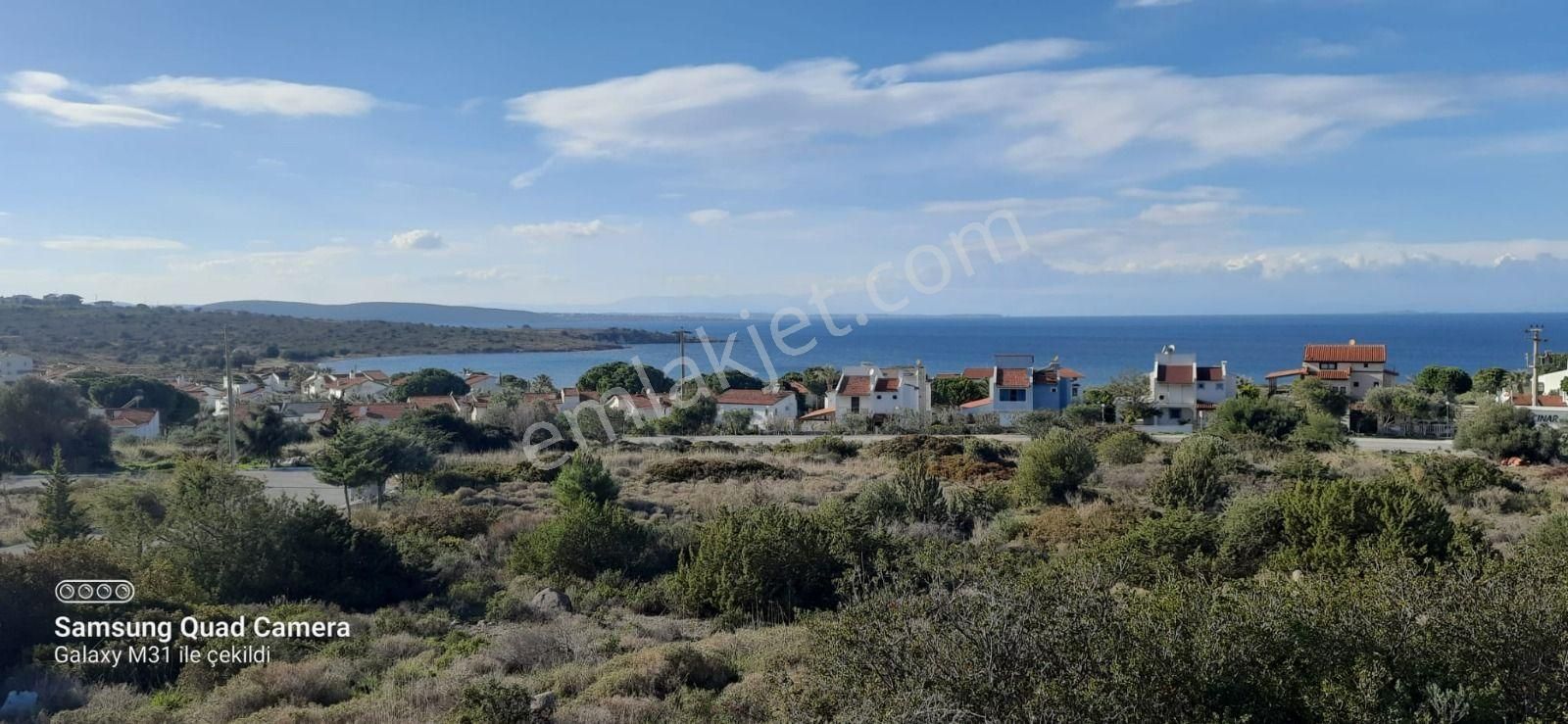 Çeşme Germiyan Satılık Turizm/Konut Alanı Çeşme Germıyan’da Denıze 200 Metre, Denız Manzaralı Vılla İmarlı Arsa!