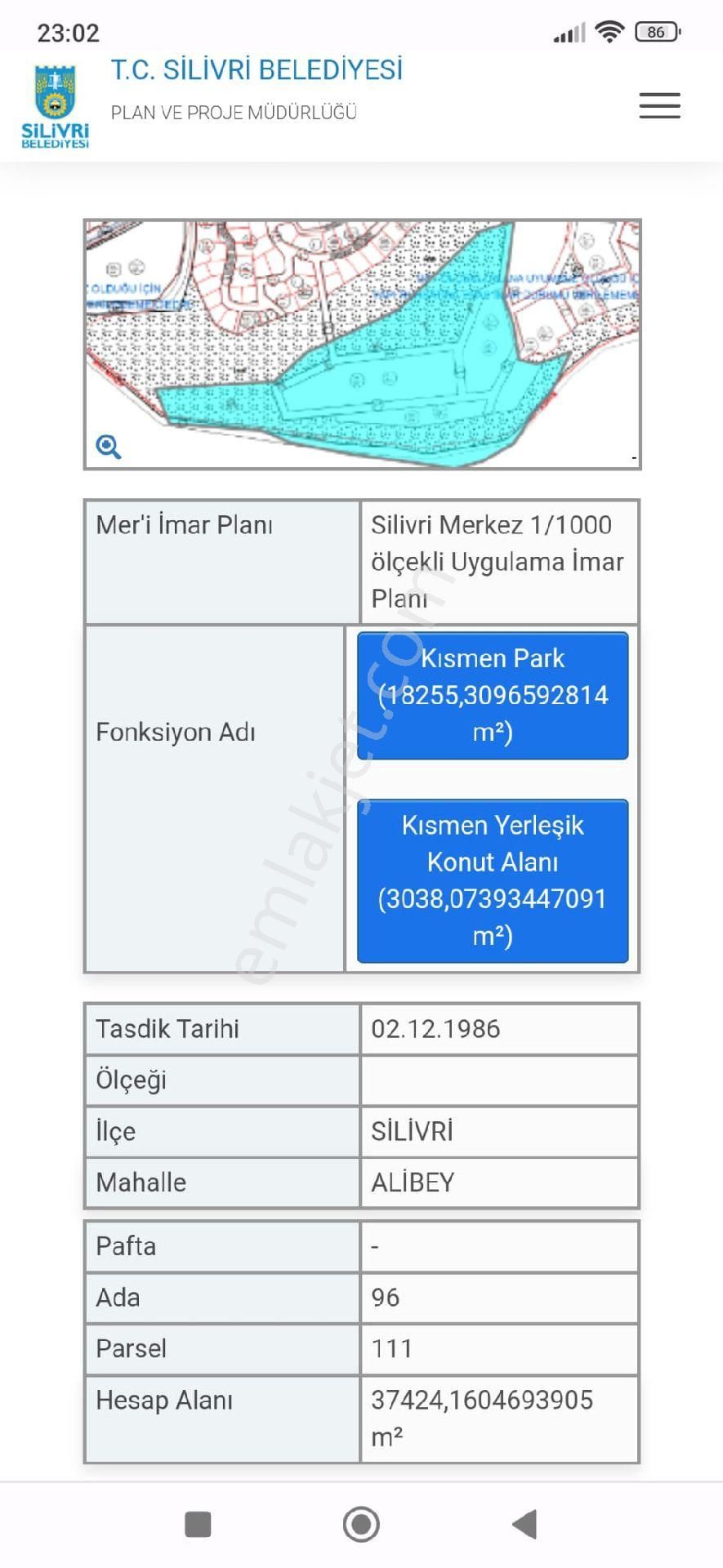 Silivri Cumhuriyet Satılık Villa İmarlı Satılık Denize Sıfır Arsa