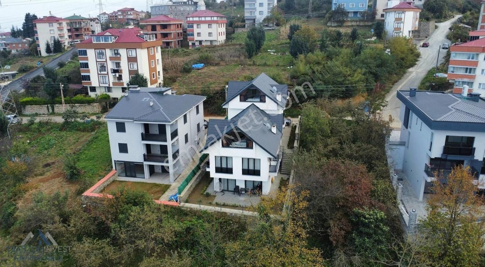 Ortahisar Pelitli Satılık Villa Trabzon'da Satılık İkiz Villa (iki Adet Villa)