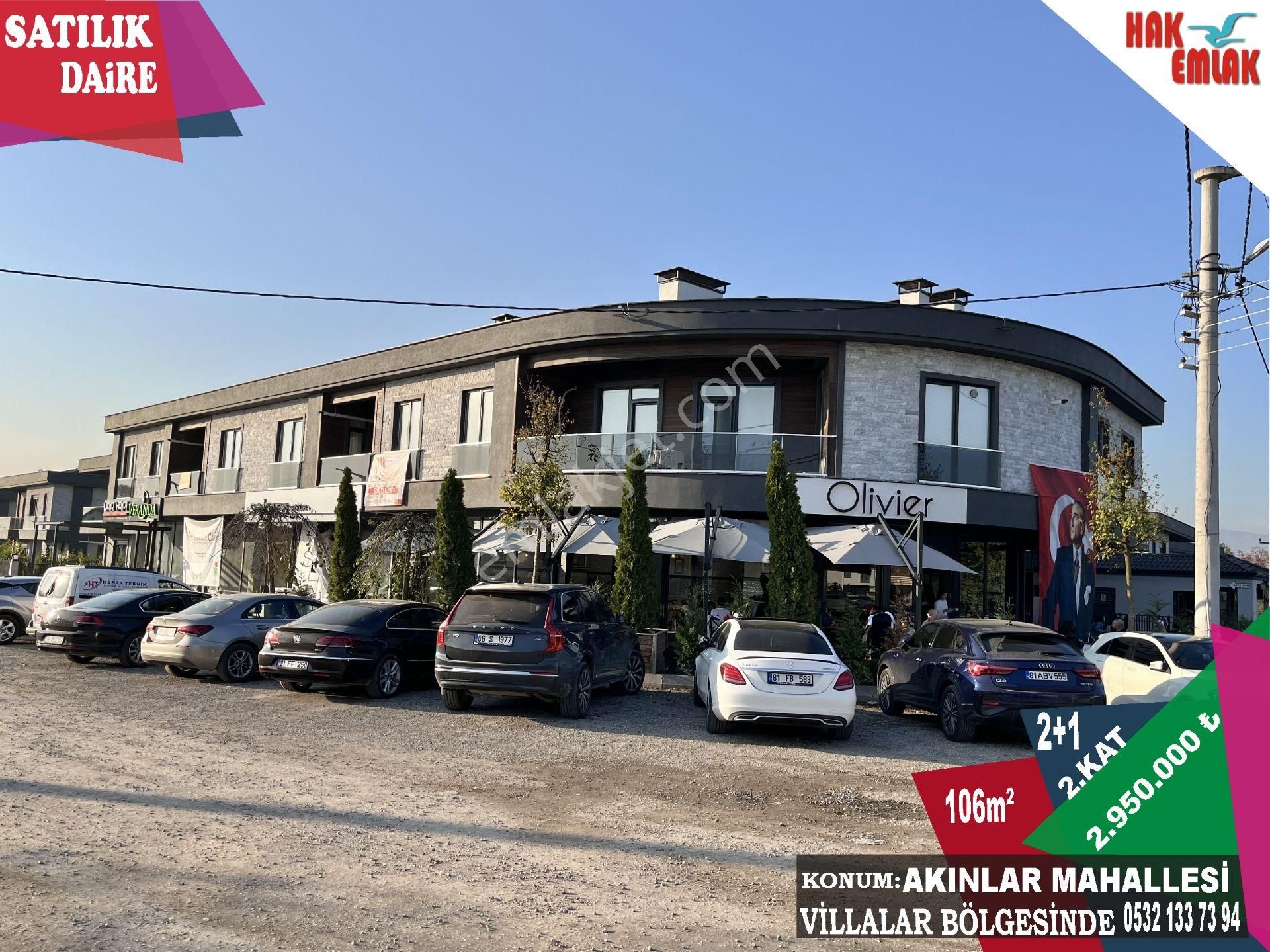 Düzce Merkez Akınlar Satılık Daire Hak Emlak'tan Villalar Bölgesinde Satılık 2+1 Geniş Daire