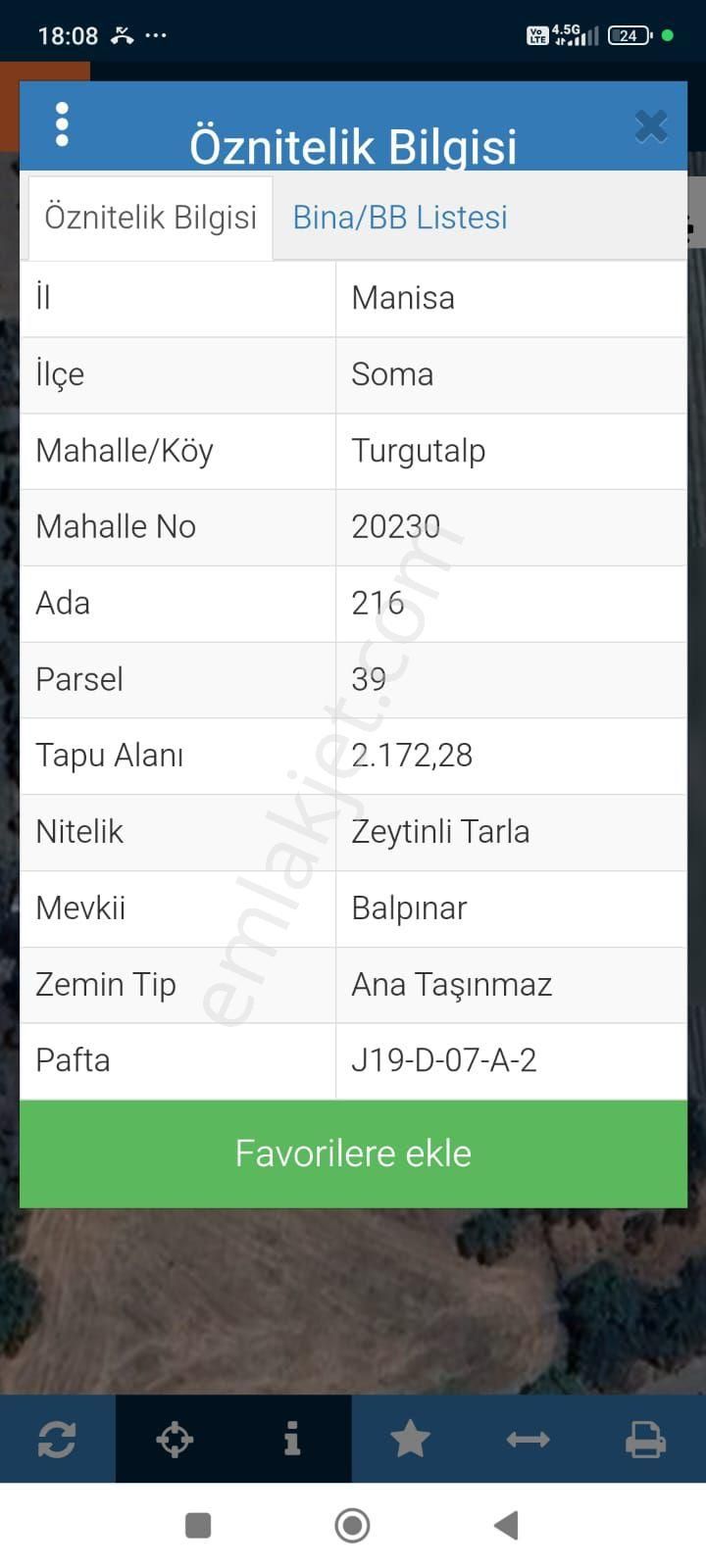 Soma Turgutalp Satılık Bağ & Bahçe Soma Çilek Yolunda Yatırımlık Hobi Bahçesi