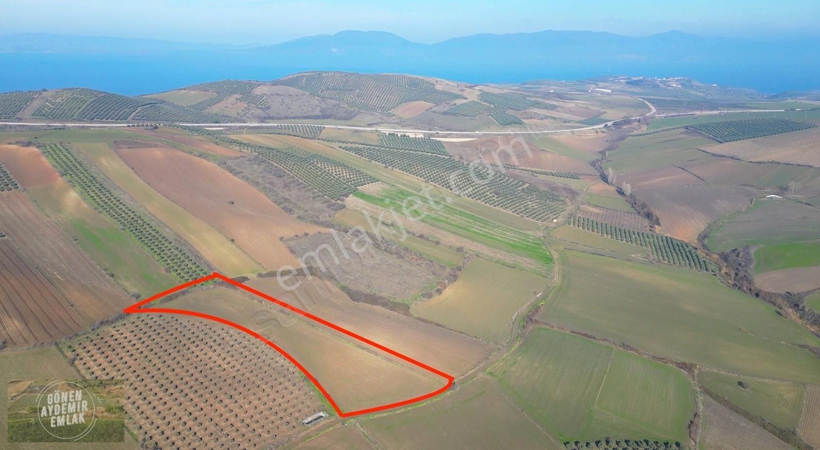 Gönen Havutça Satılık Tarla Bursa-ç.kale Yolu, Denize Ve Osb Bölgesine Yakın 10.875 M2 Tarla