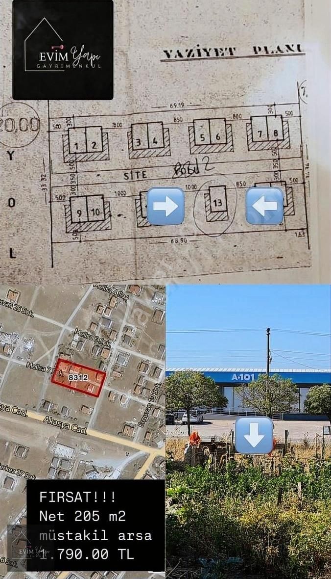 Marmaraereğlisi Yeniçiftlik Satılık Konut İmarlı ╭╯evim Yapı╰╮205 M2 Net Müstakil Tekli Villa Projeli Arsa