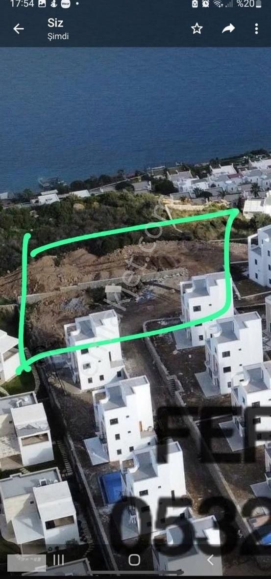 Bodrum Gündoğan Satılık Konut İmarlı Bodrum Gündoğanda 2 Villalık Projeli Fırsat Arsa_deniz Manzaralı