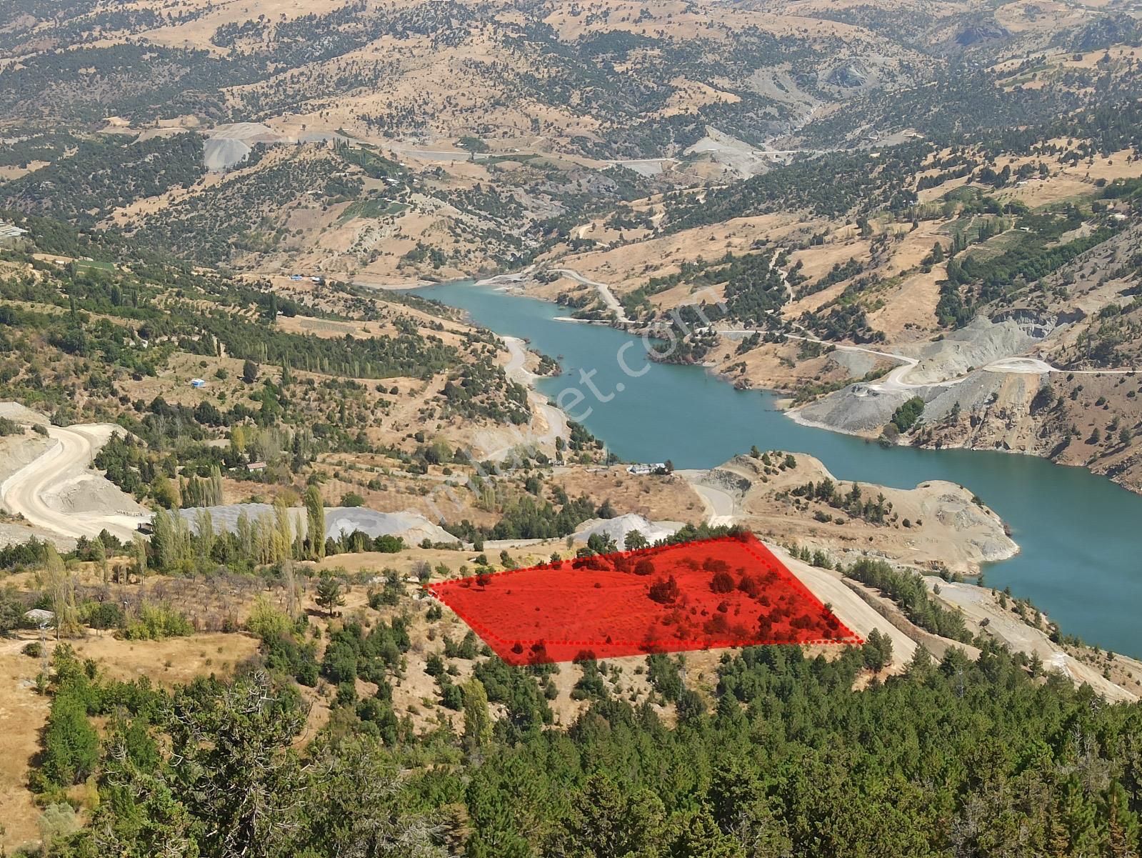 Erdemli Sorgun Satılık Tarla Mersin Erdemli Sorgun Yaylasında 12000m2 Baraja İlk Parsel Yatırımlık Tarla