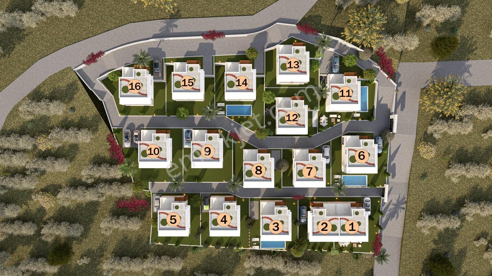 Bodrum Gümüşlük Peksimet'te Satılık 3+1 Villa - Görsel 5