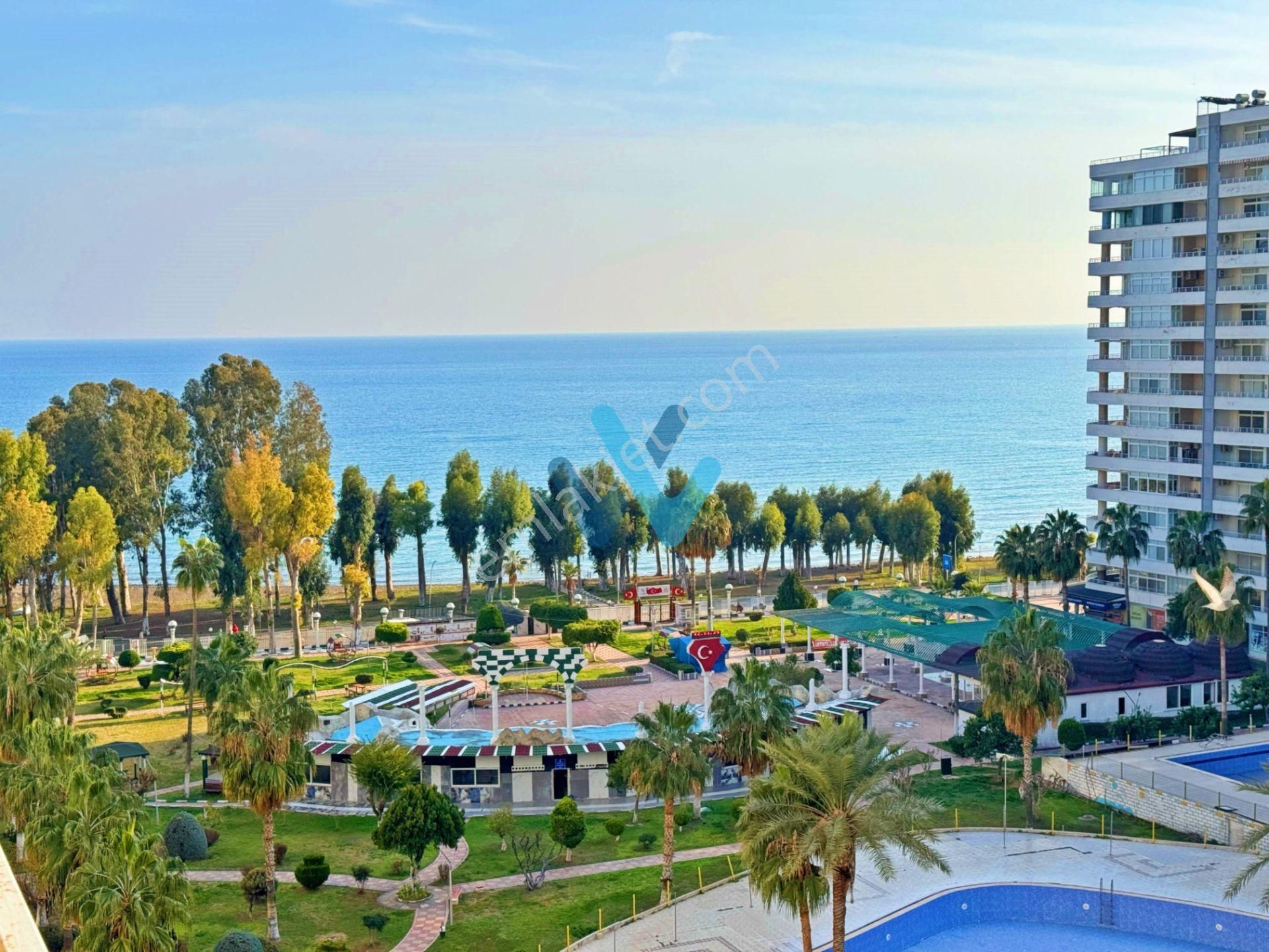 Mersin Erdemli Satılık Yazlık Win'den Doğan Aquapark'ta Full Deniz Manzaralı Eşyalı 2+1