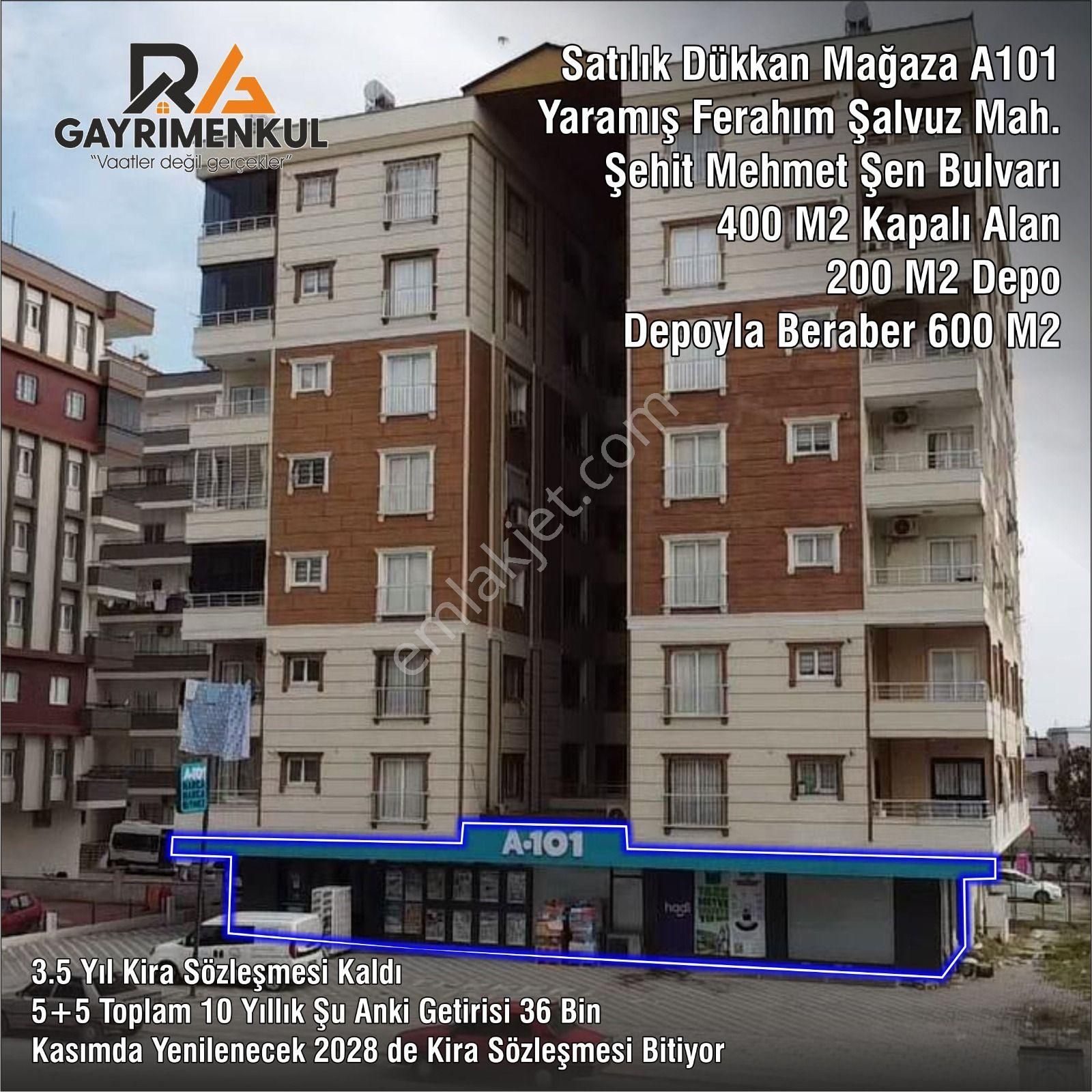 Tarsus Ferahimşalvuz Satılık Dükkan & Mağaza Ra Gayrimenkul Ferahim Şalvuz Mahallesi Satılık Dükkan