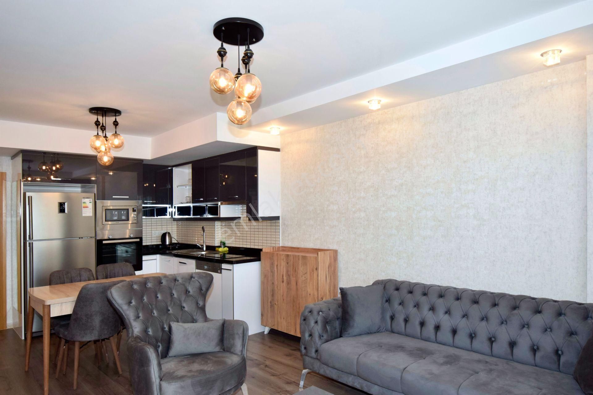 Cikcilli'de Vesta Garden Deniz Ve Dağ Manzaralı 1+1 Eşyalı Daire - Görsel 8