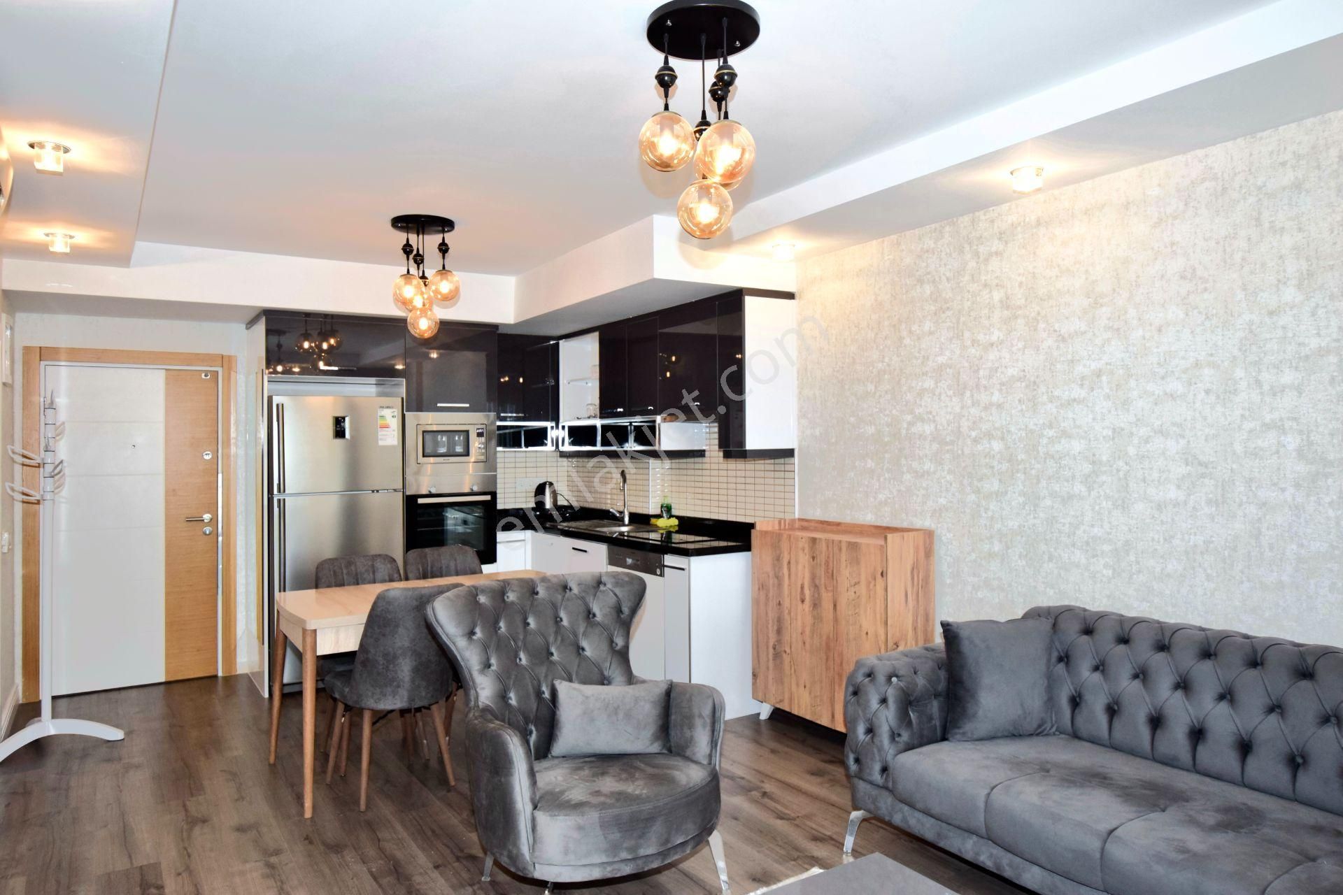 Cikcilli'de Vesta Garden Deniz Ve Dağ Manzaralı 1+1 Eşyalı Daire - Görsel 9