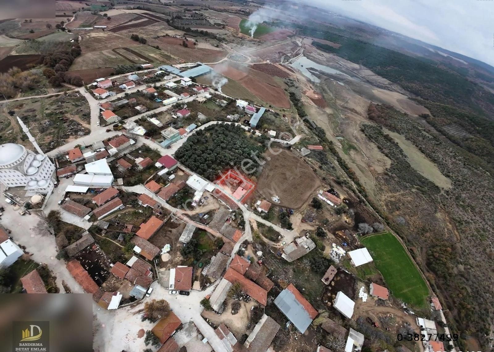 Bandırma Dedeoba Satılık Konut İmarlı Bandırma Detay Emlak'tan Mükkemmel Konumlu Köy İçi Arsa