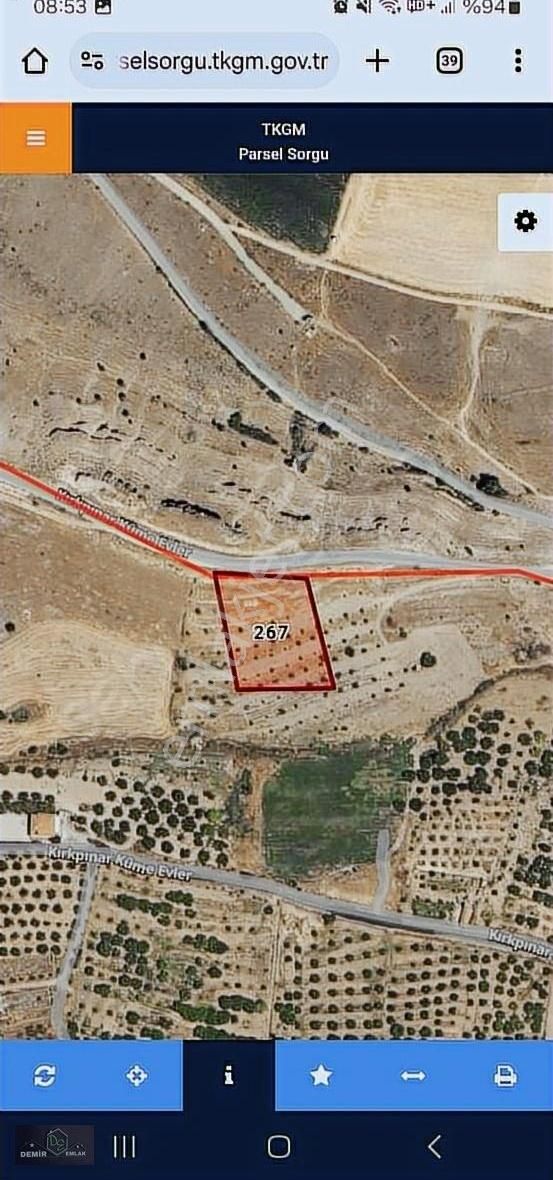 Yeşilyurt Kırkpınar Satılık Bağ & Bahçe Yesilyurt Kırkpınar Satlık 4400 M2 Arazi