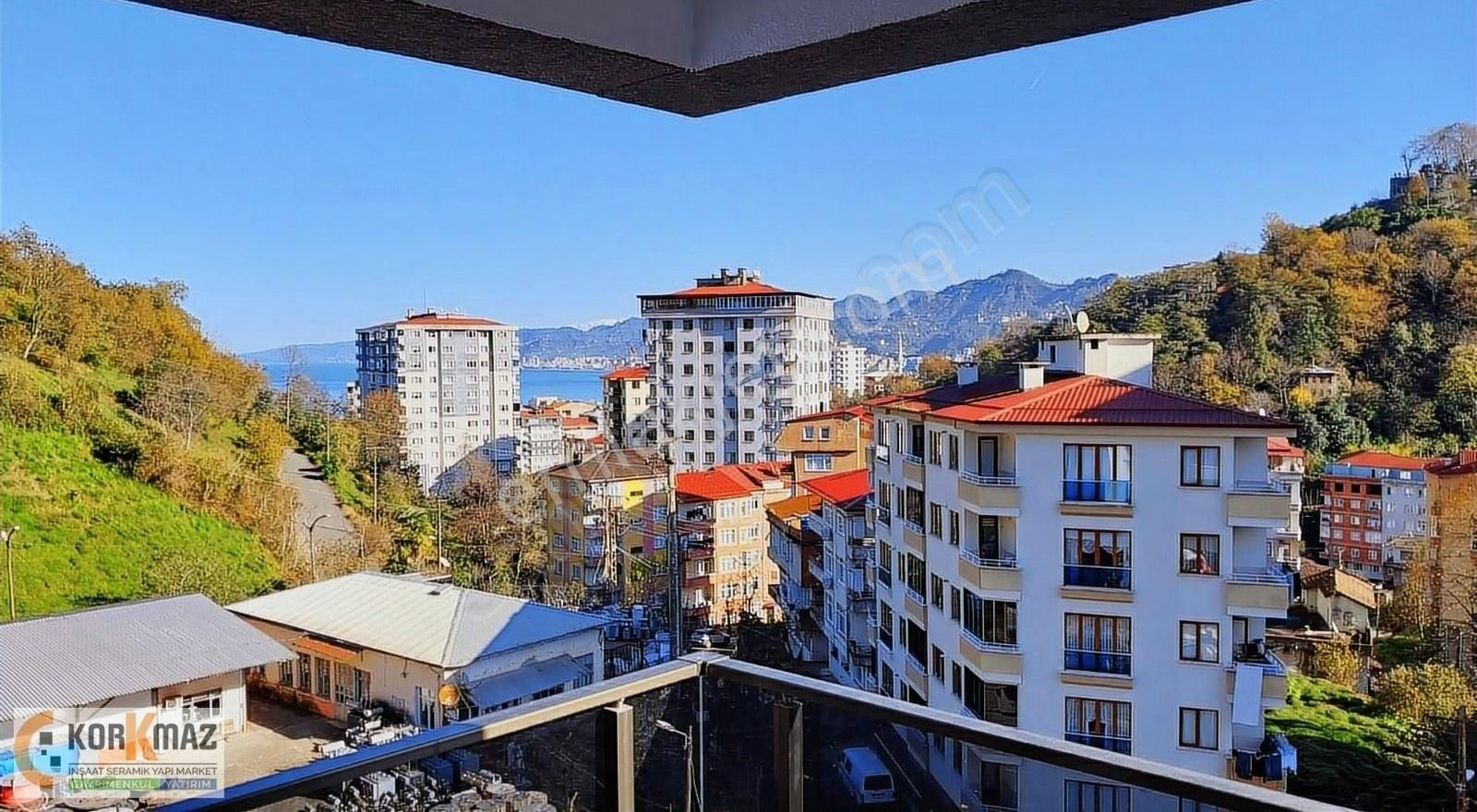 Rize Merkez Değirmendere Satılık Daire Deniz Manzaralı Satılık 3+1 Sıfır Daireler