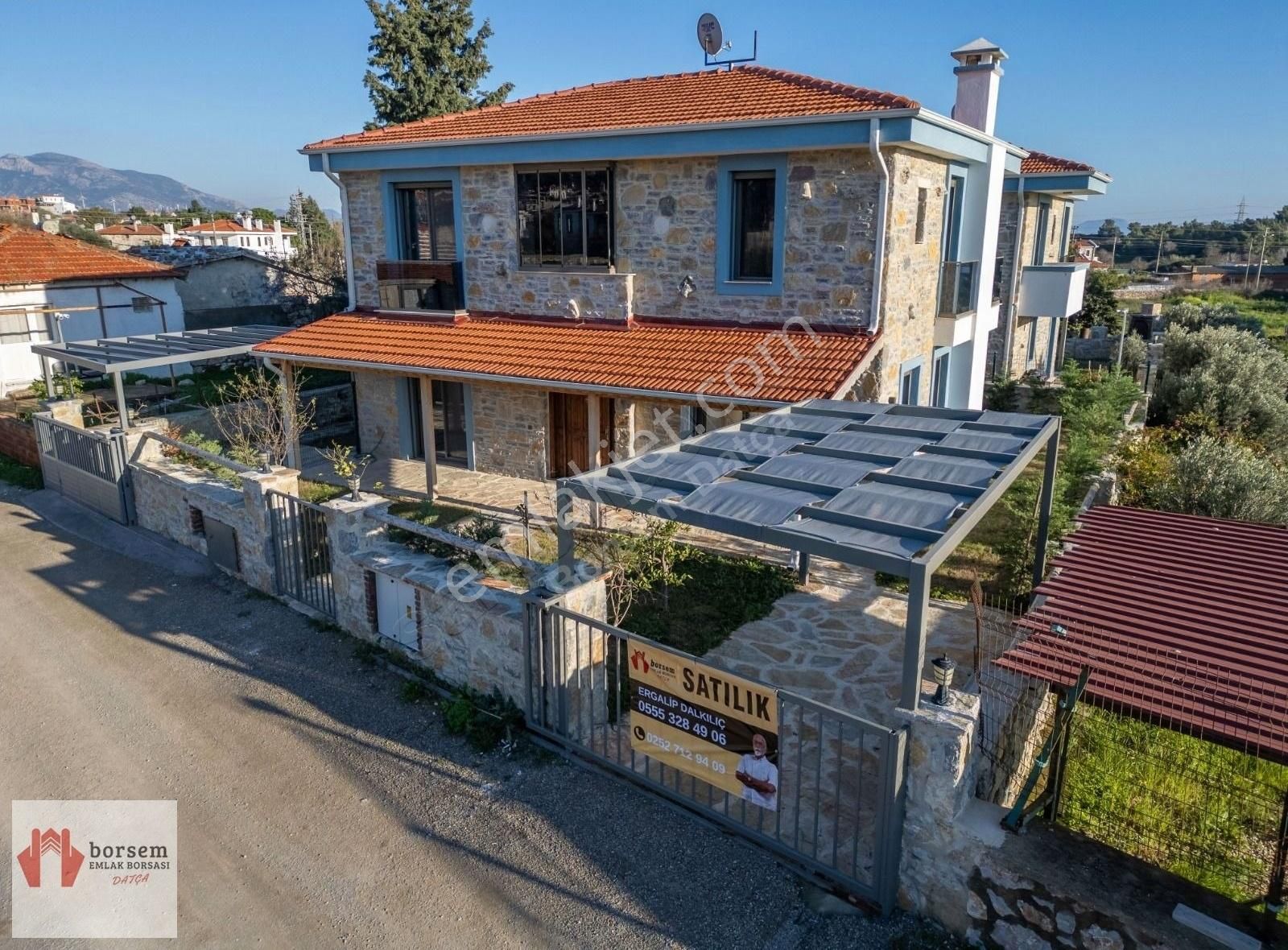 Datça Kızlan Satılık Müstakil Ev Borsem Datça-kızlan Da 4+1 Tam Mustakil Villa .