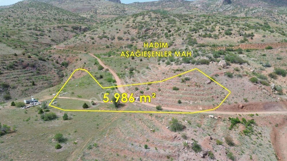 Hadim Aşağıeşenler Satılık Tarla Hadim Aşağıeşenler De 5.986 M2 Müstakil Tapulu Tarla