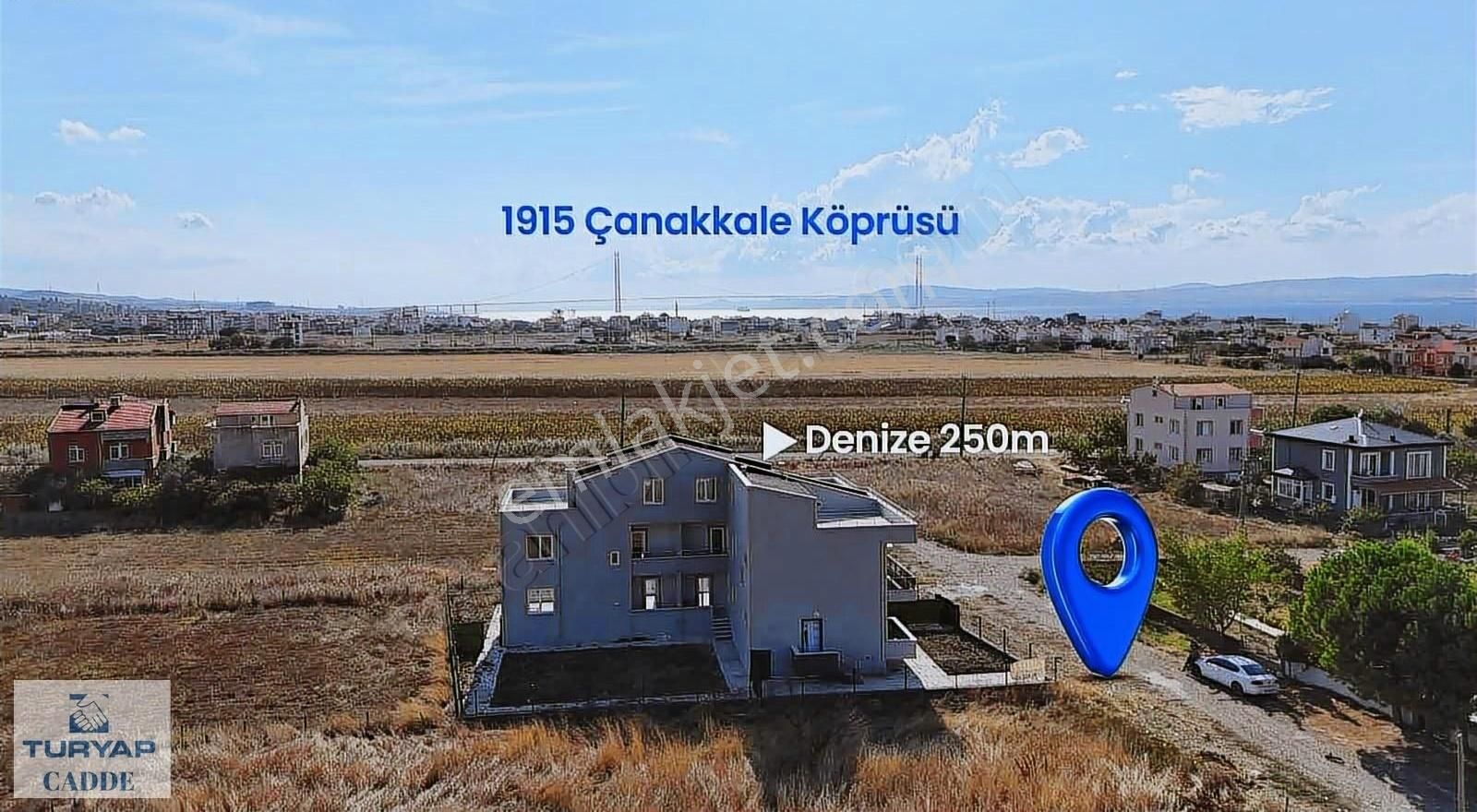 Lapseki Çardak Bld. (Gaziyakupbey) Satılık Villa İskanlı Köprü Ve Boğaz Manzaralı Son 2 Adet 200 M2 4+1 Villa