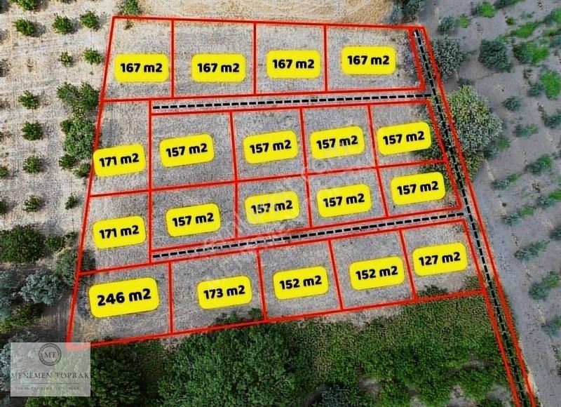 Menemen Görece Satılık Tarla Menemen Görece Köy'ünde 167 M² Bahçe