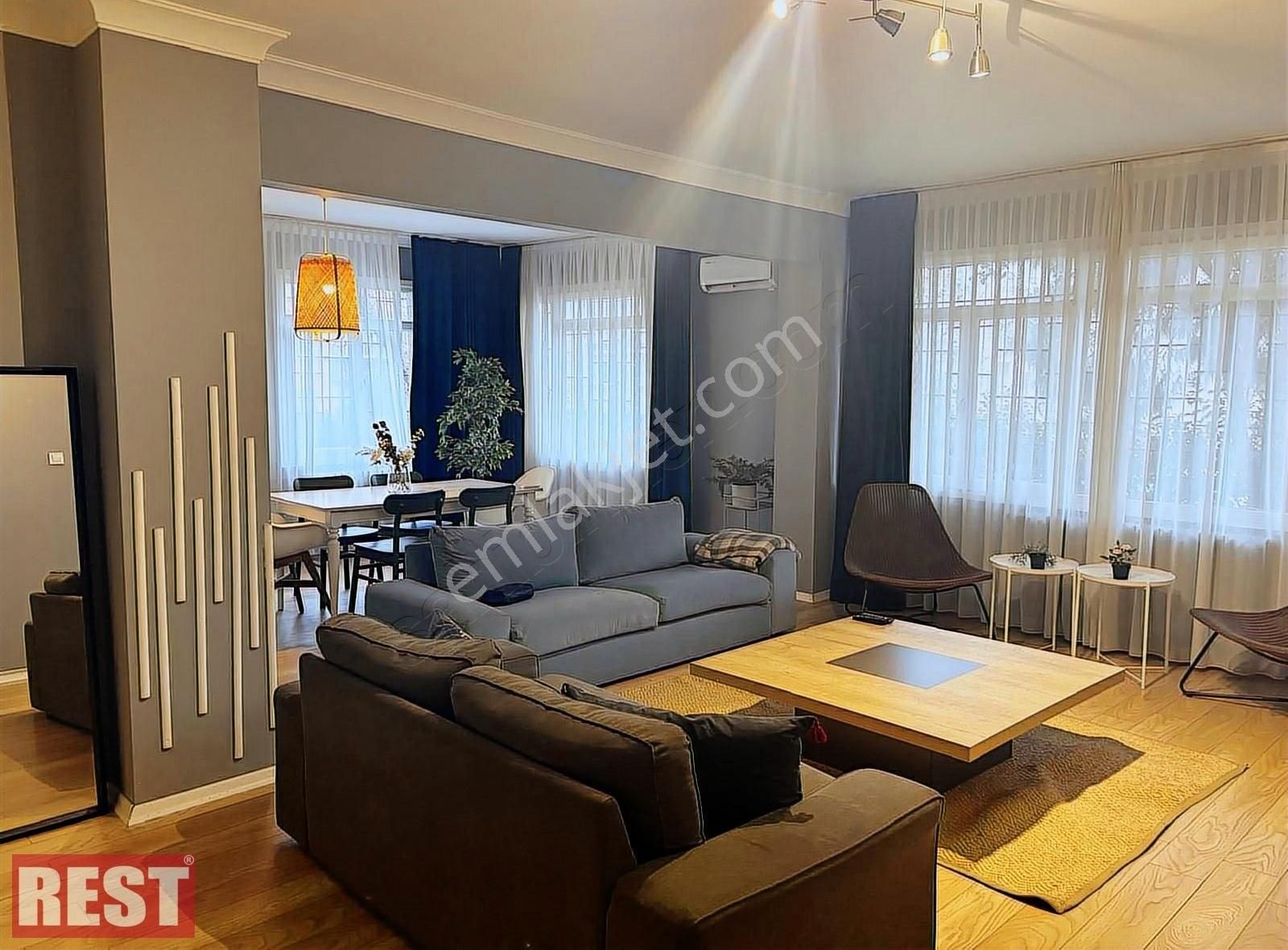 Şişli Fulya Kiralık Daire Ortaklar Caddesi Üzerinde Tasarim Eşyalı 3+1 Kiralık Daire